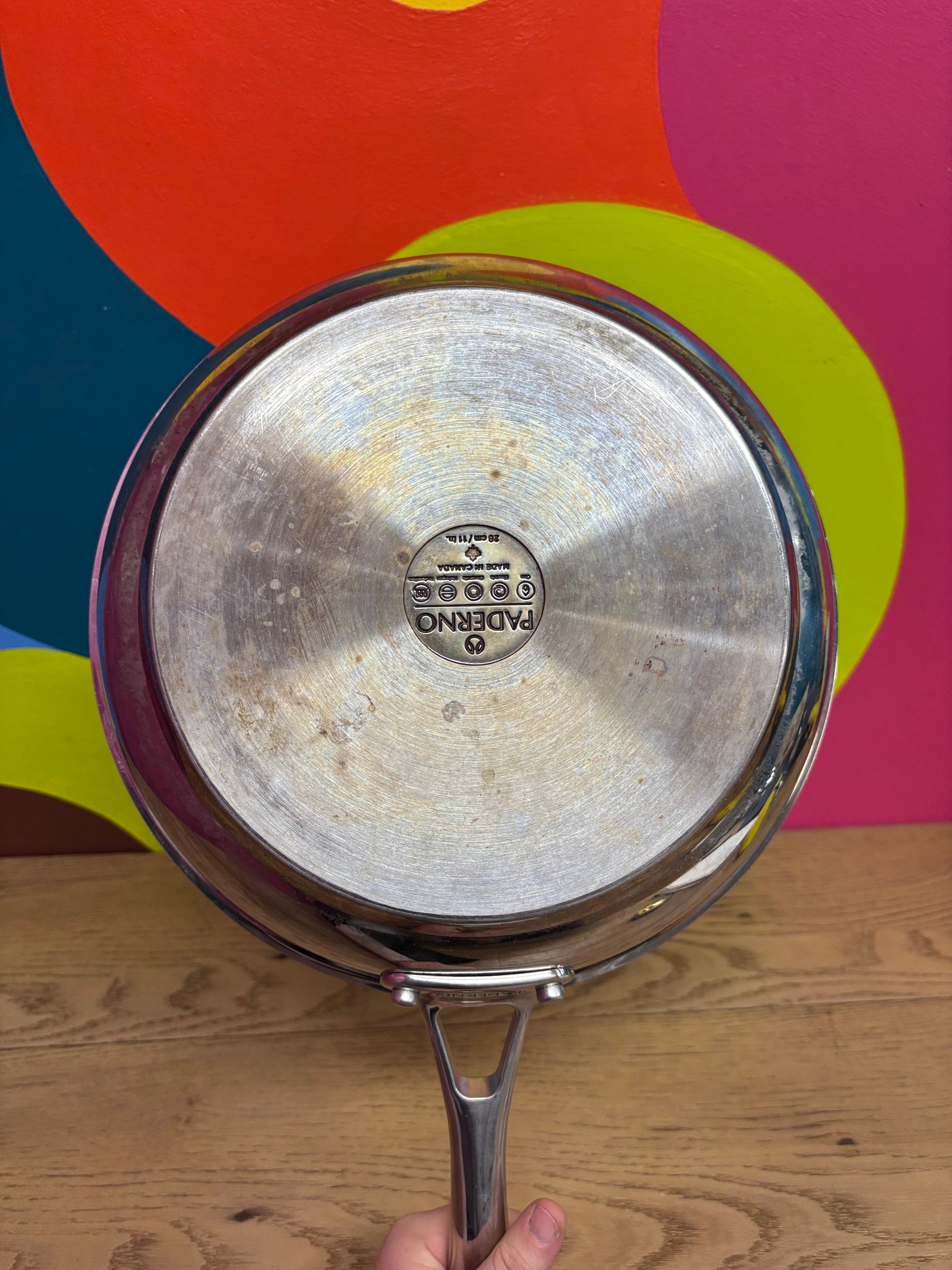 Burgundy Paderno Large Non Stick Frying Pan