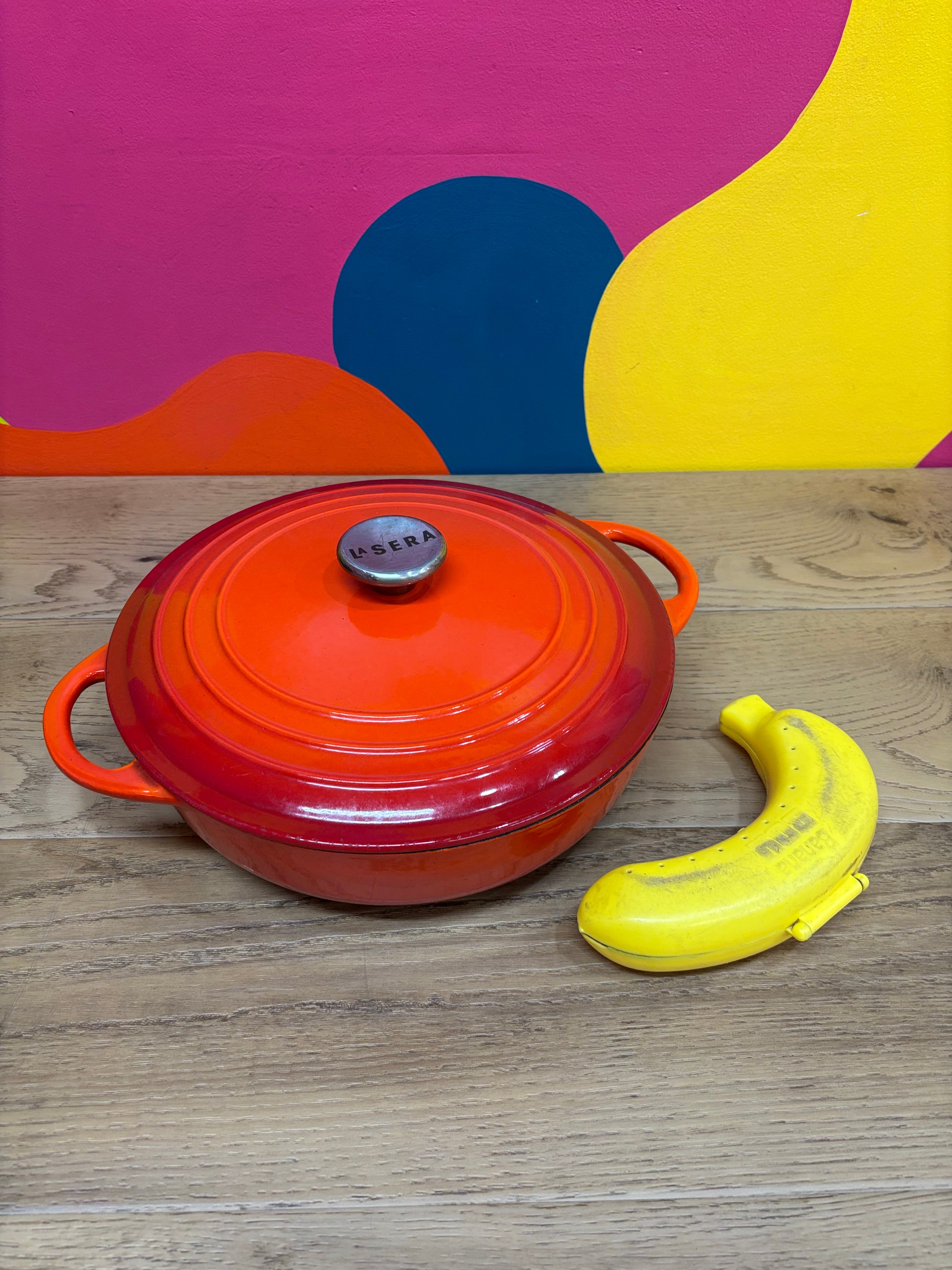 Orange La Sera Dutch Oven