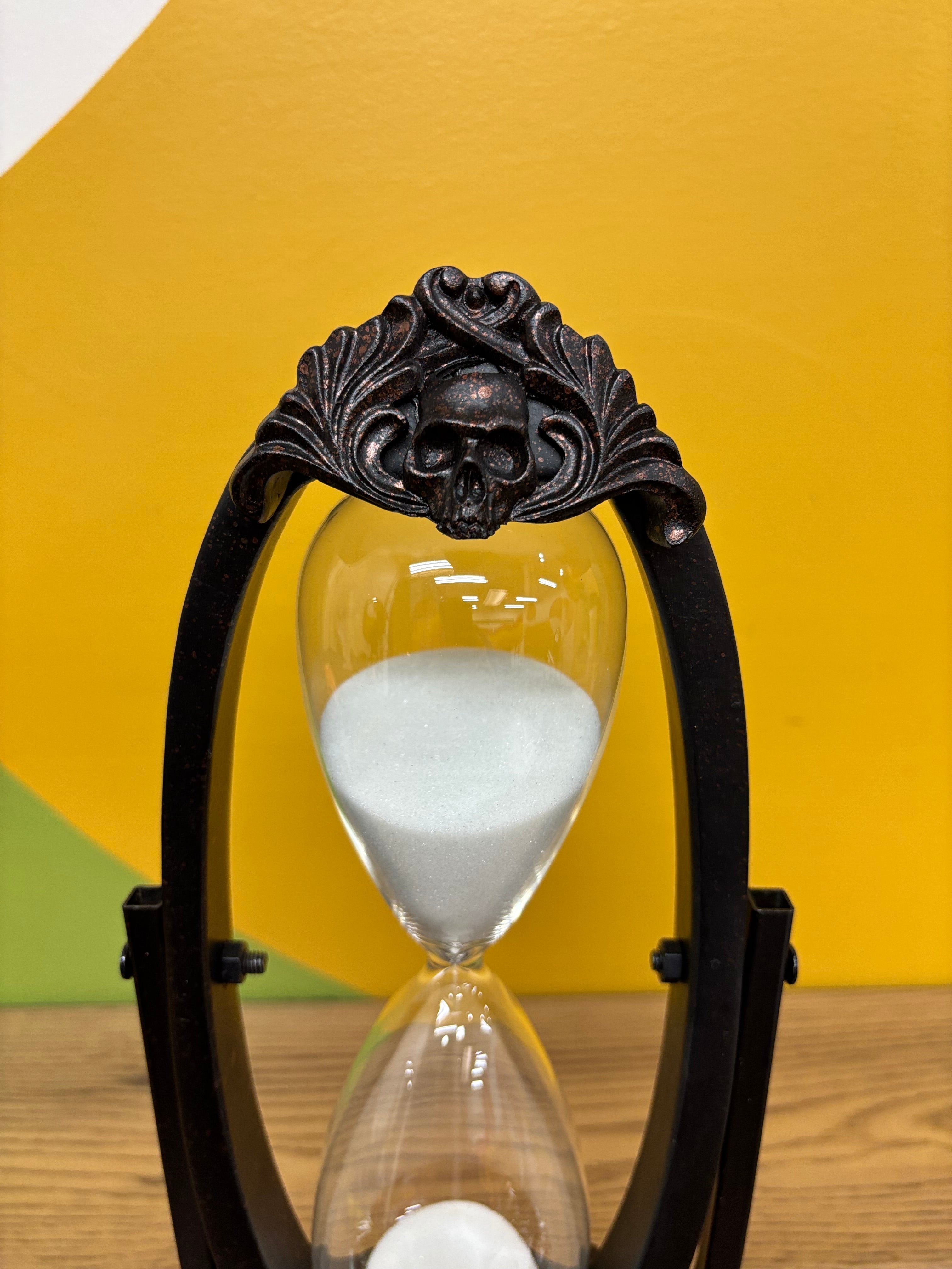Rotating Hourglass Decor