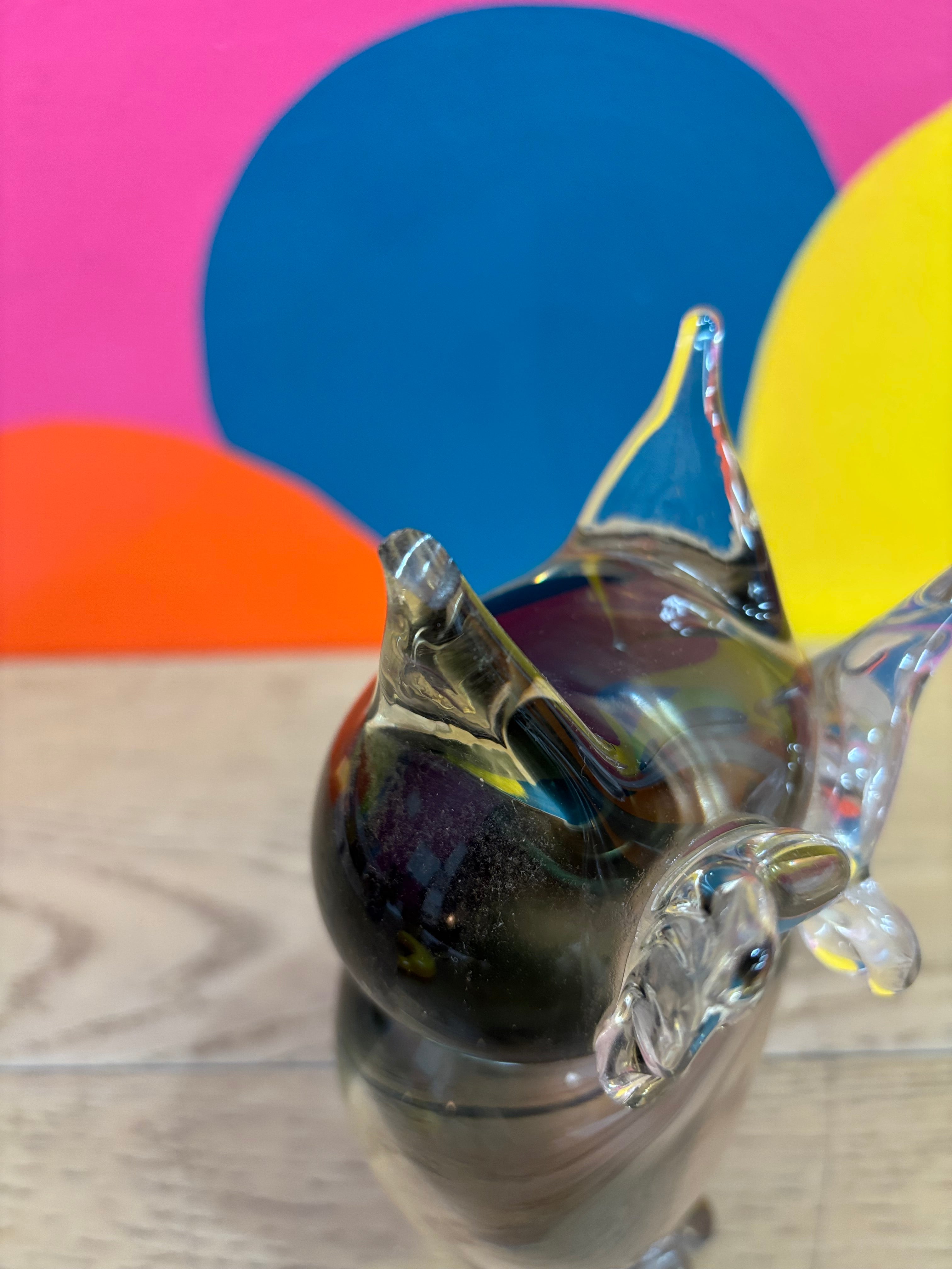 Glass Owl Figurine