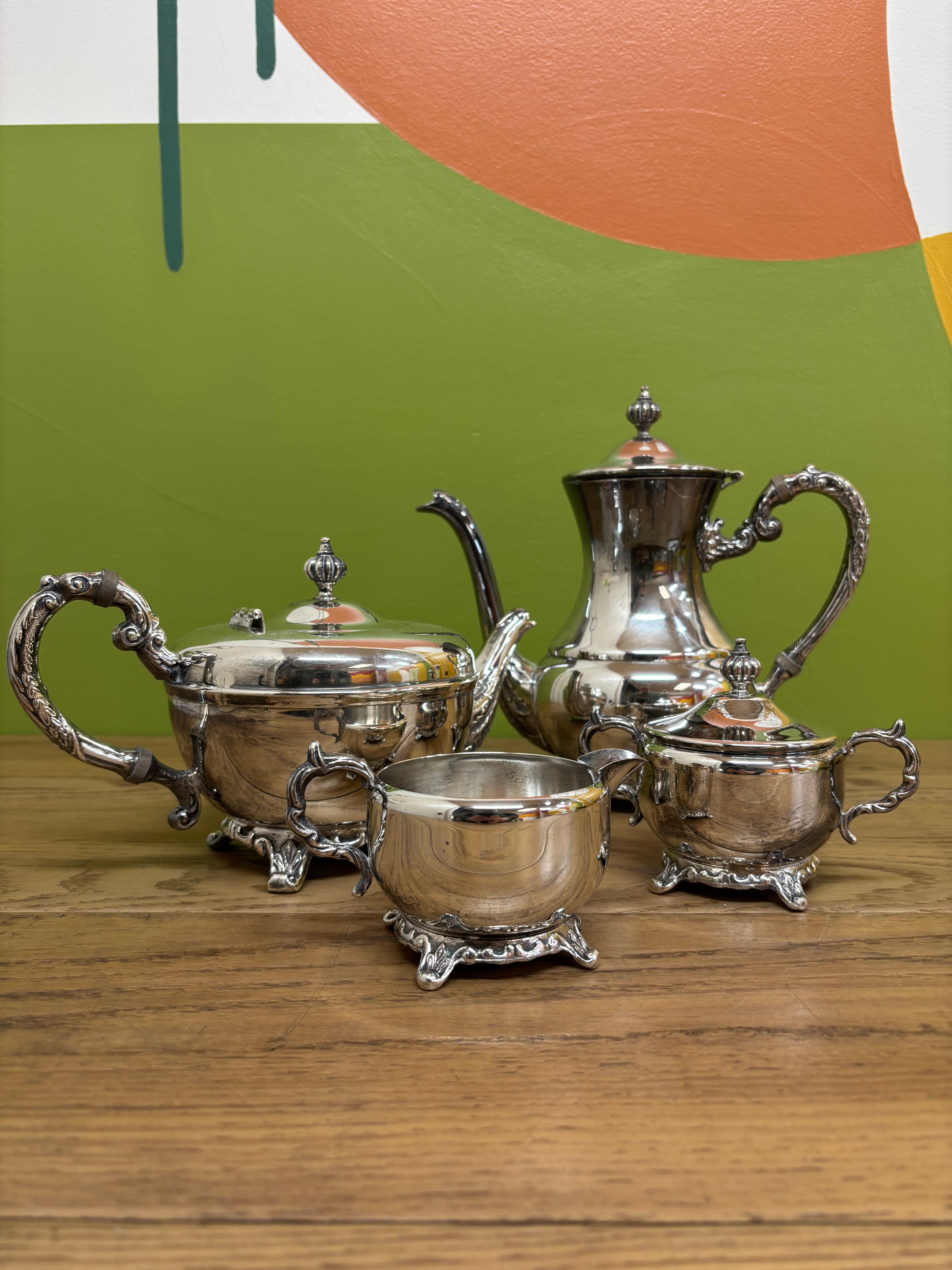 Silver-Plated Coffee Set