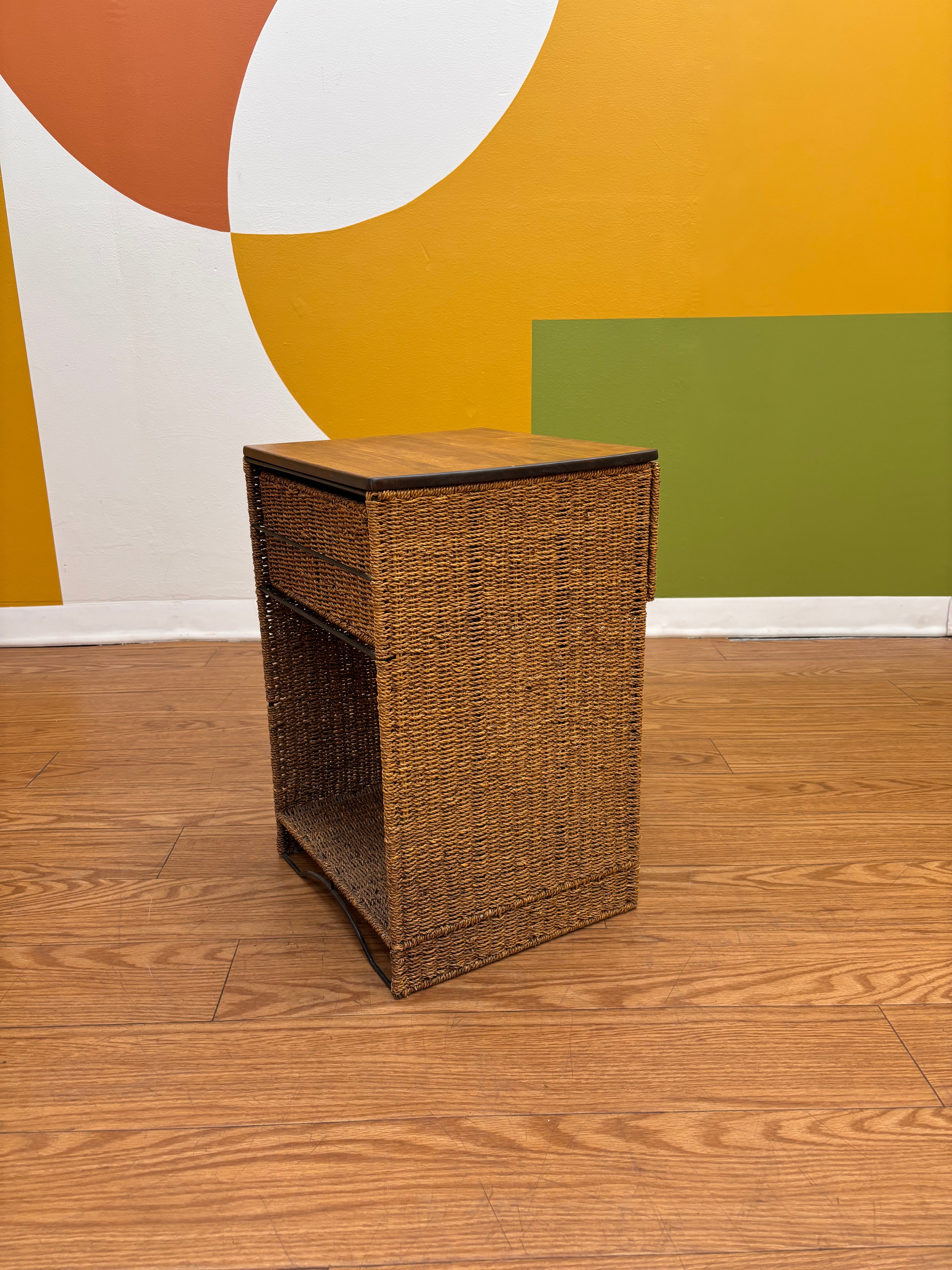 Wicker Nightstand
