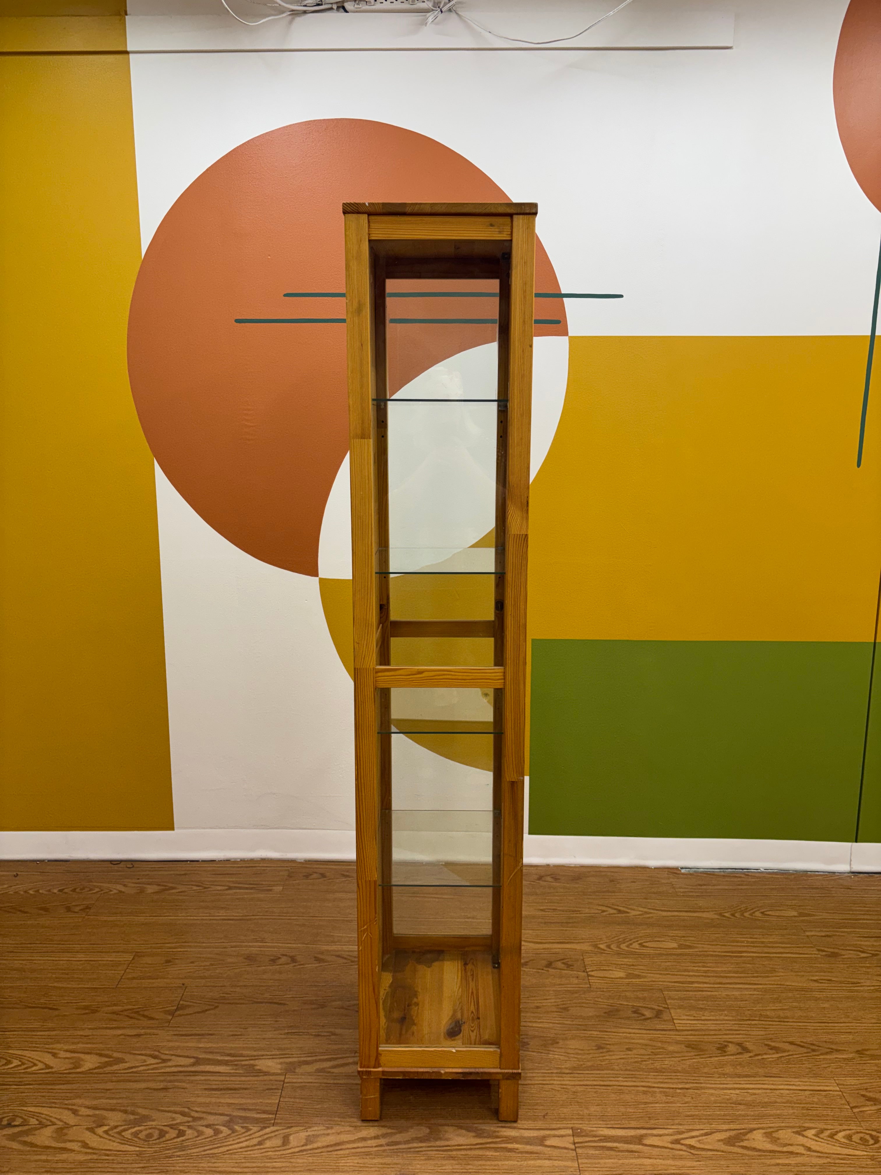 IKEA Wood & Glass Cabinet
