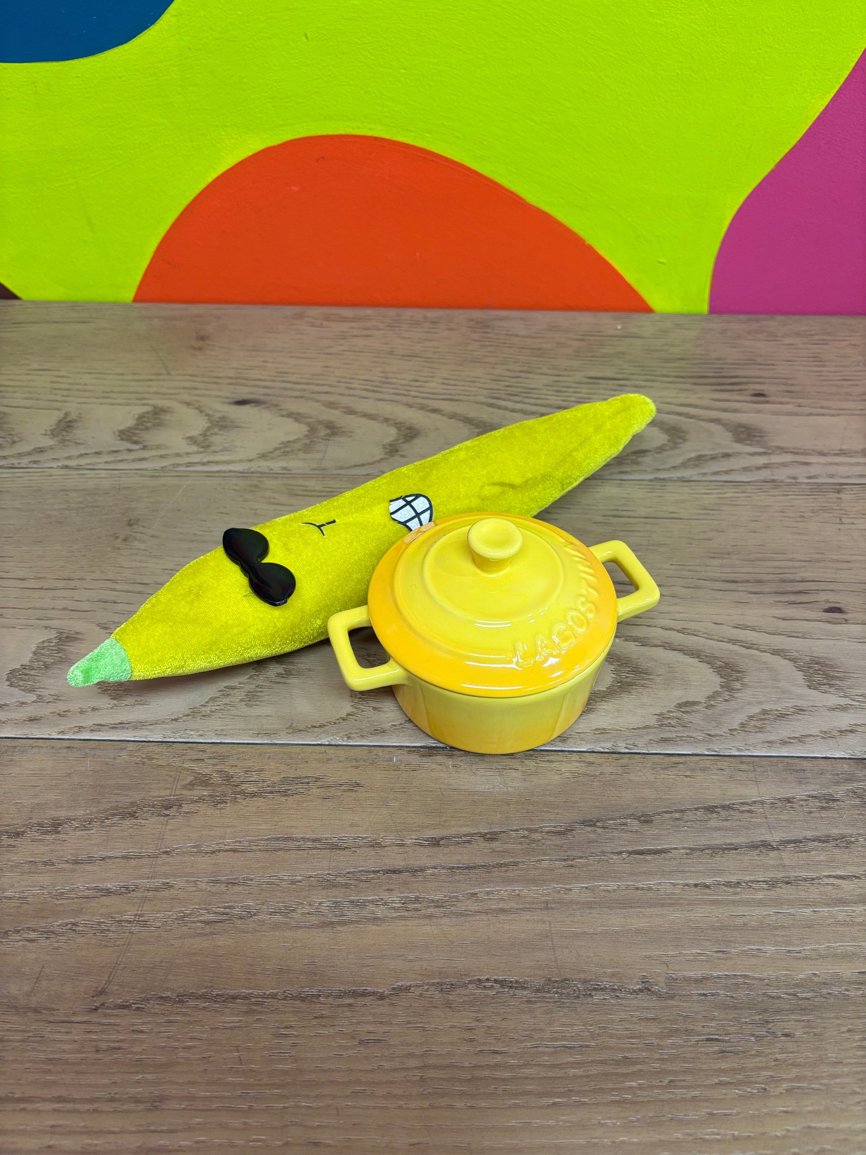 Lagostina Stoneware Mini Casserole Dish - Yellow