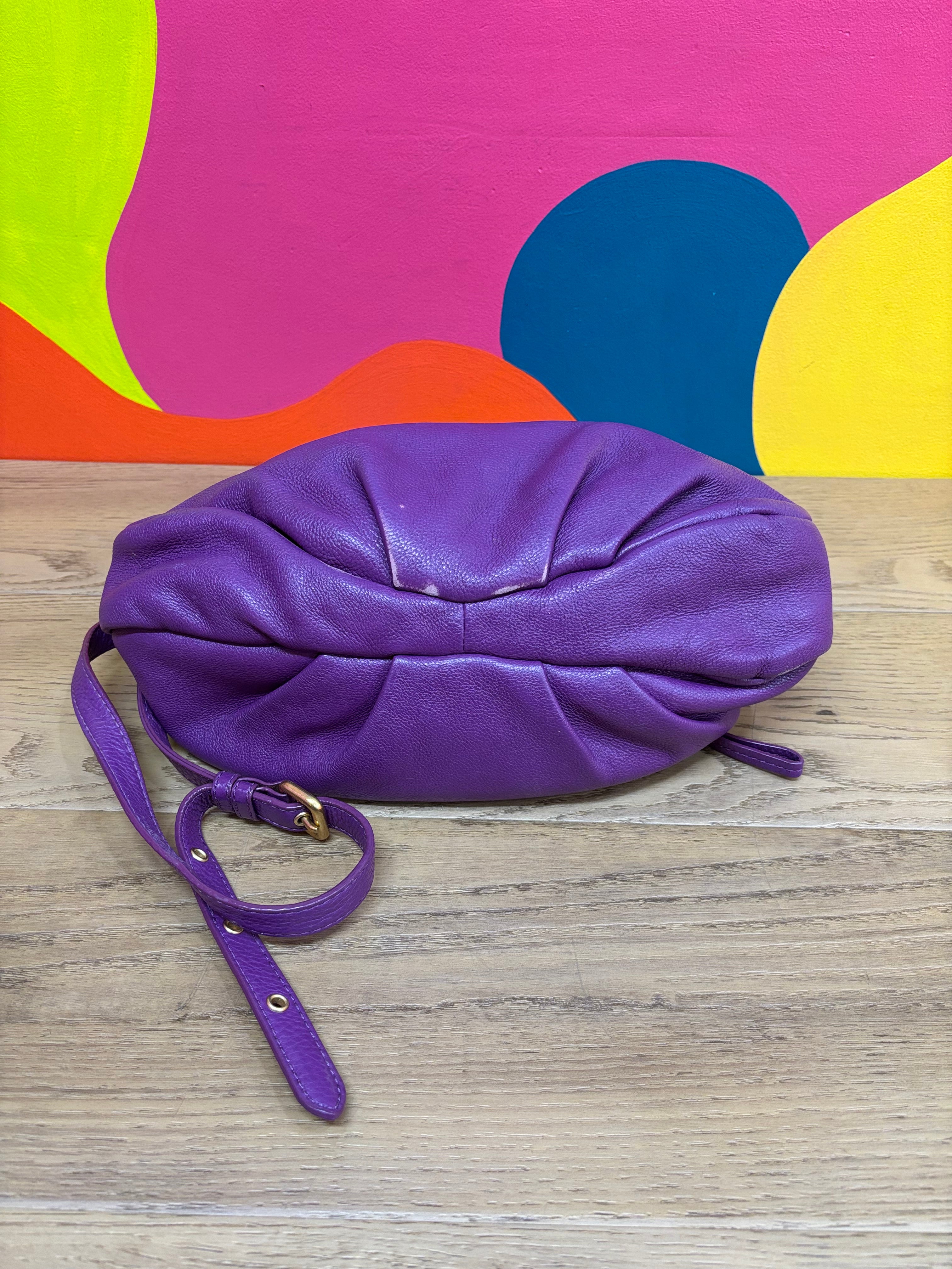 Purple Classic Crossbody Purse