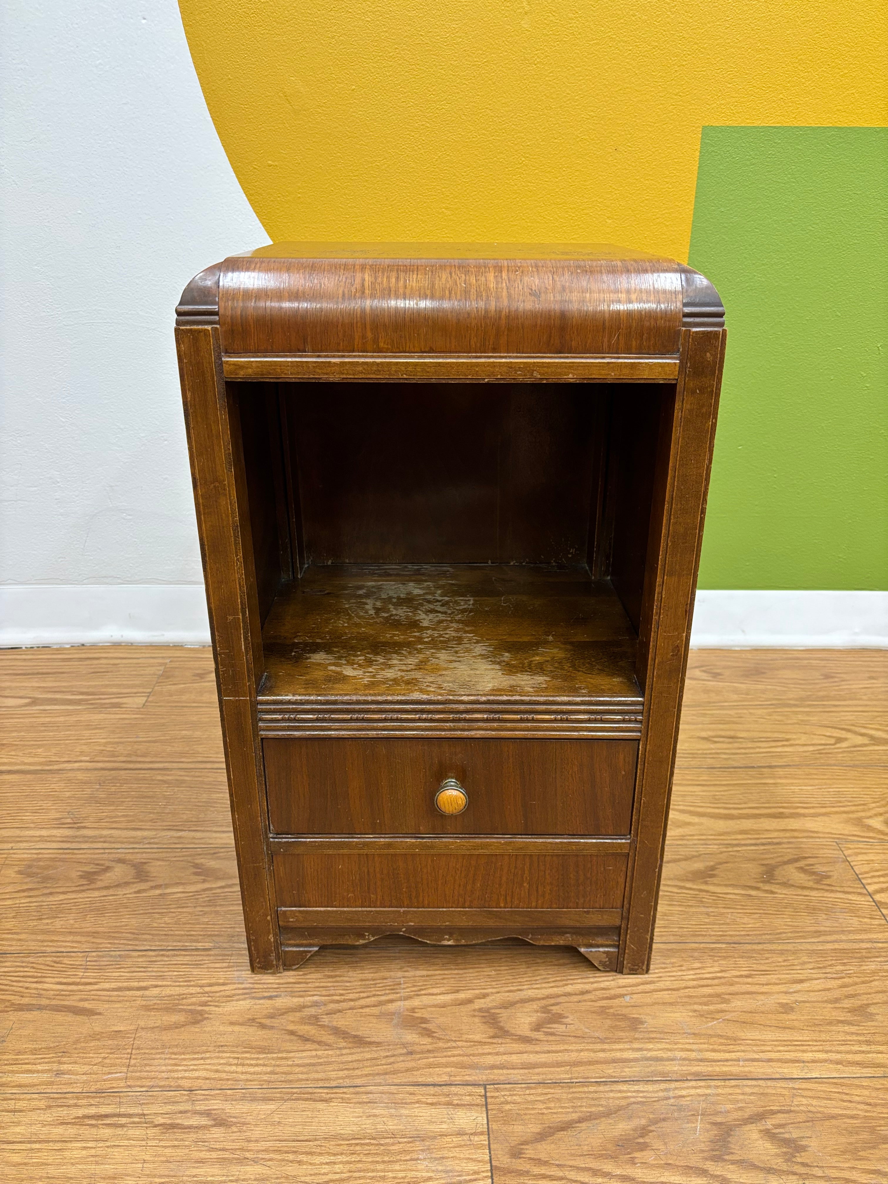 Wood Nightstand