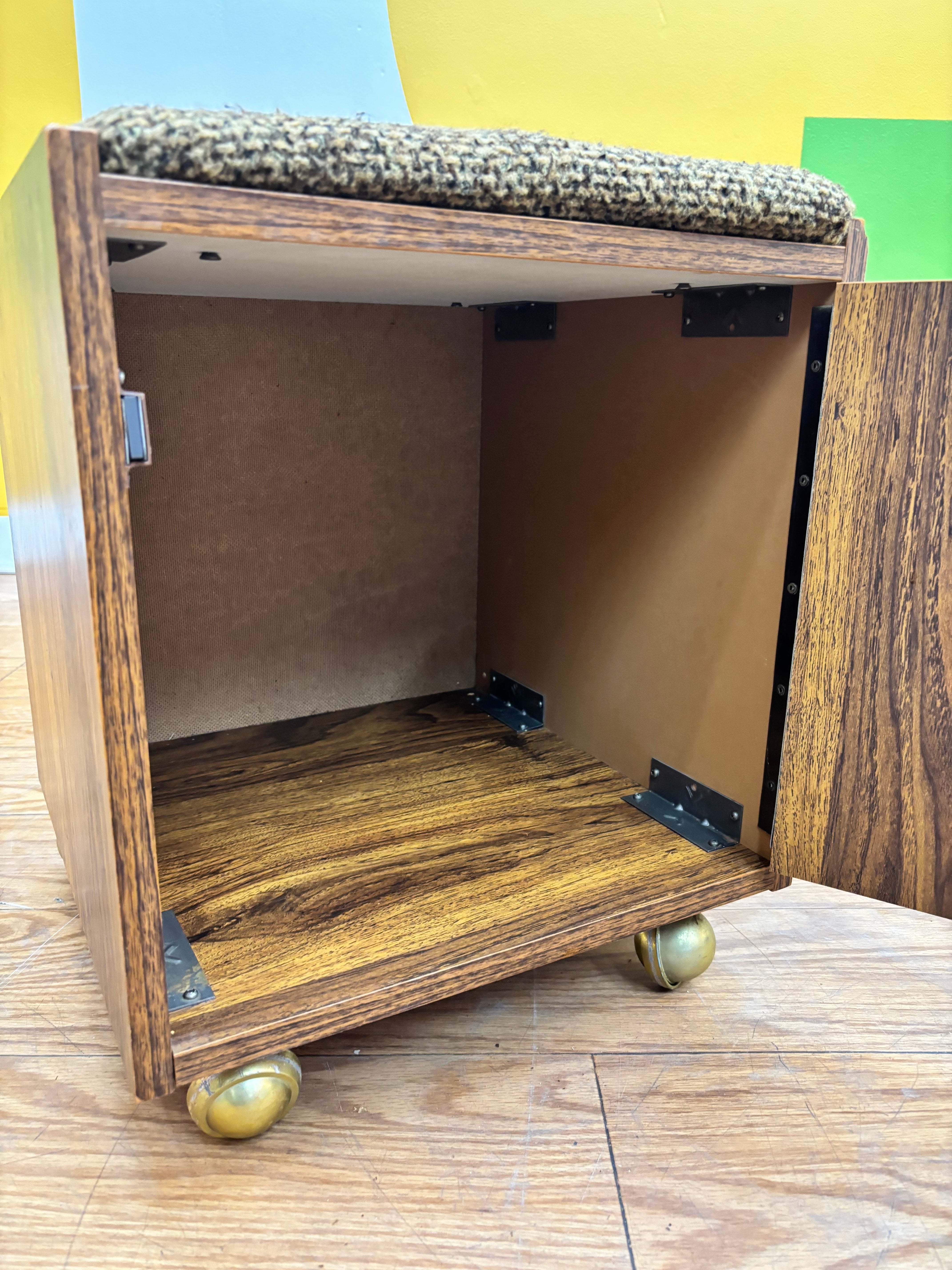 Rolling Stool with Storage