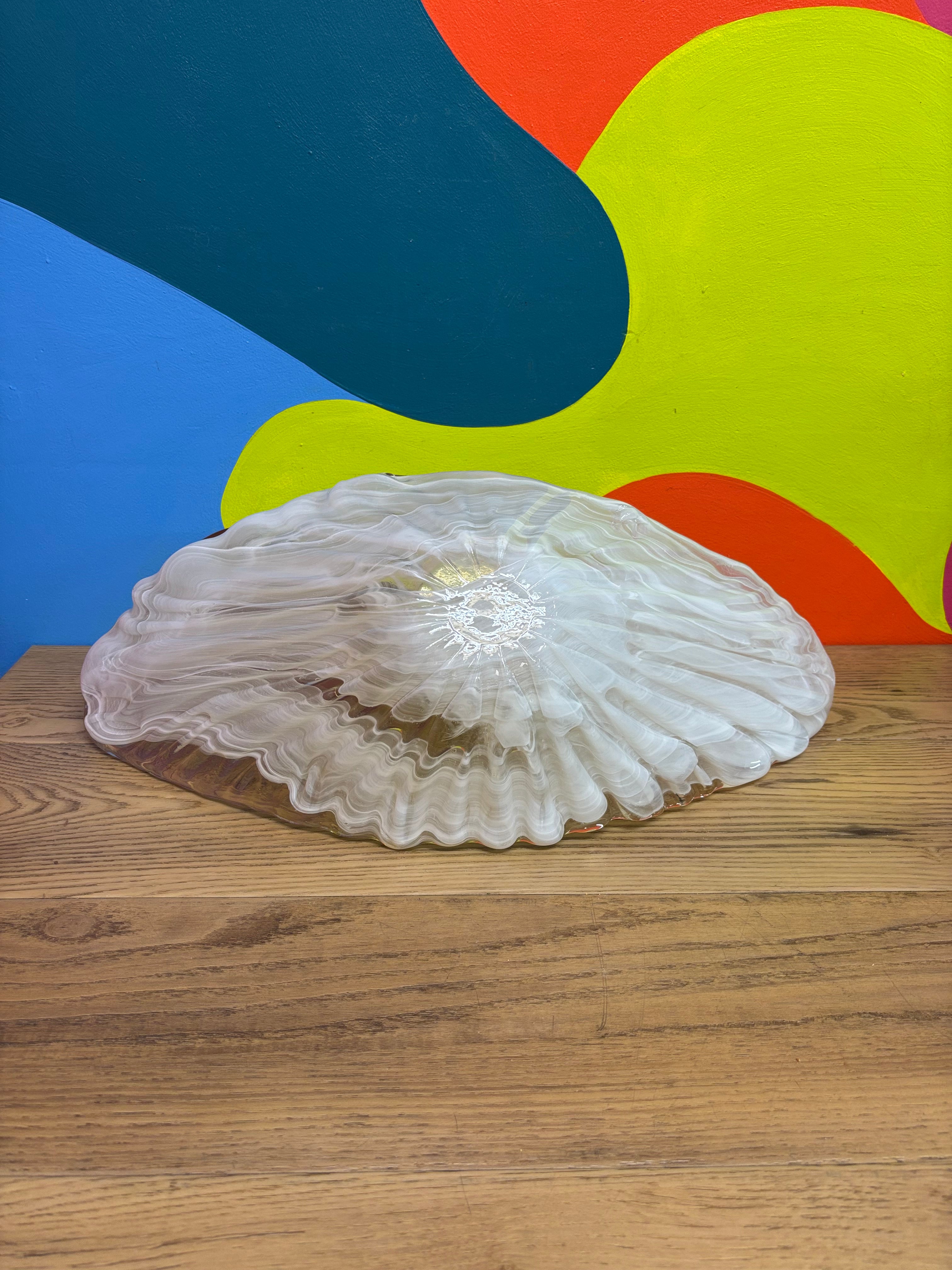 Large Glass Decor Bowl