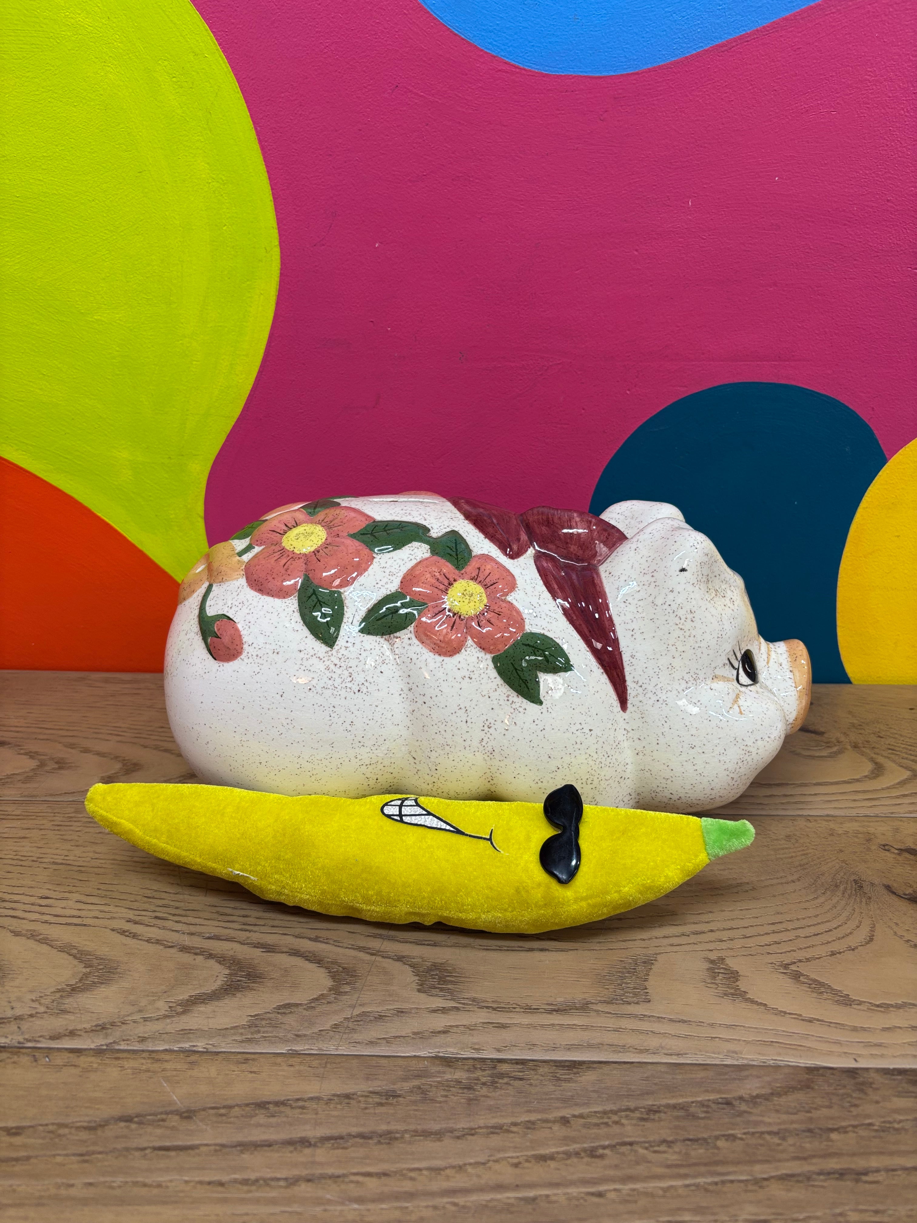 Large Ceramic Piggy Bank