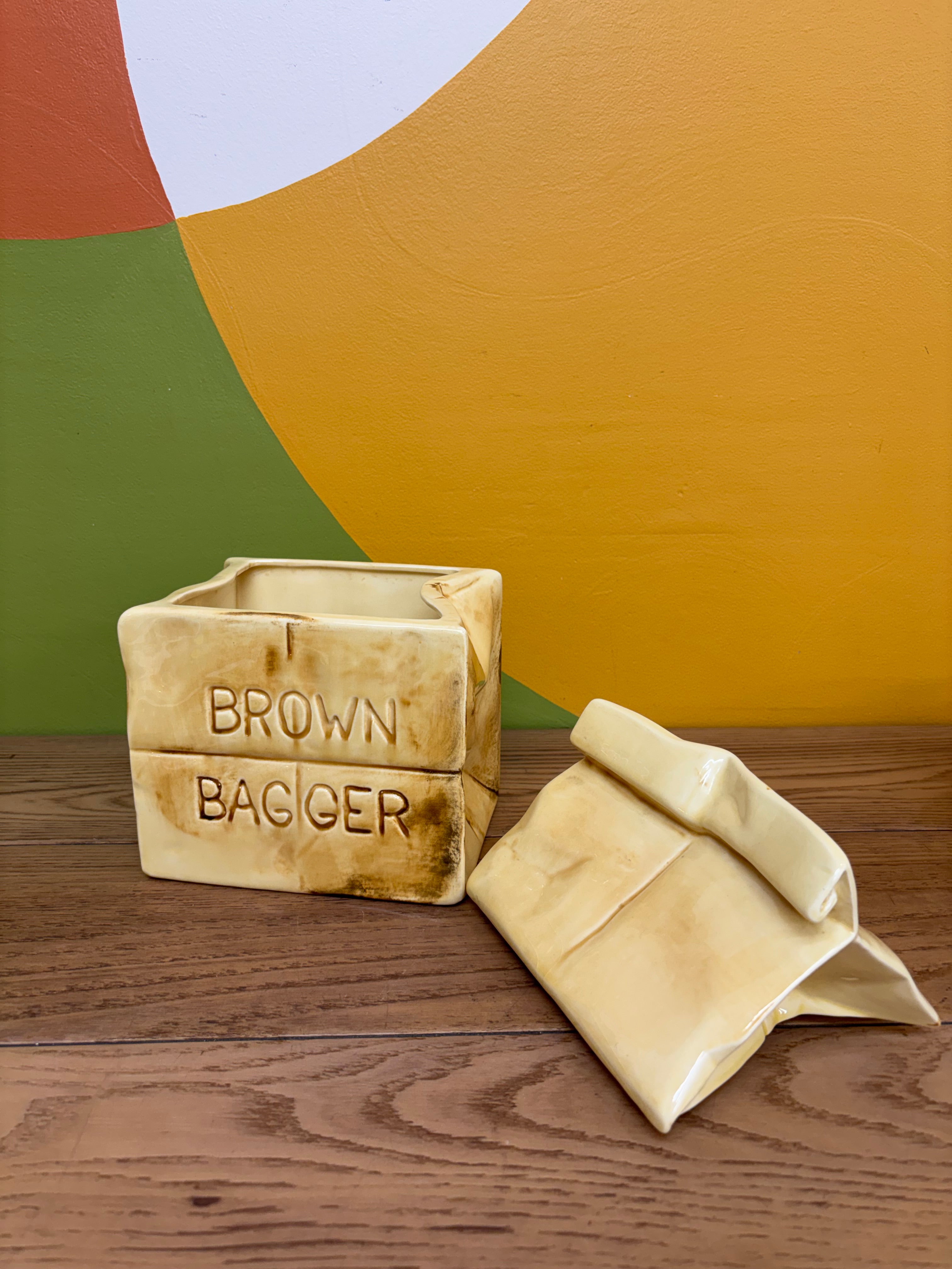 Brown Bagger Ceramic Cookie Jar
