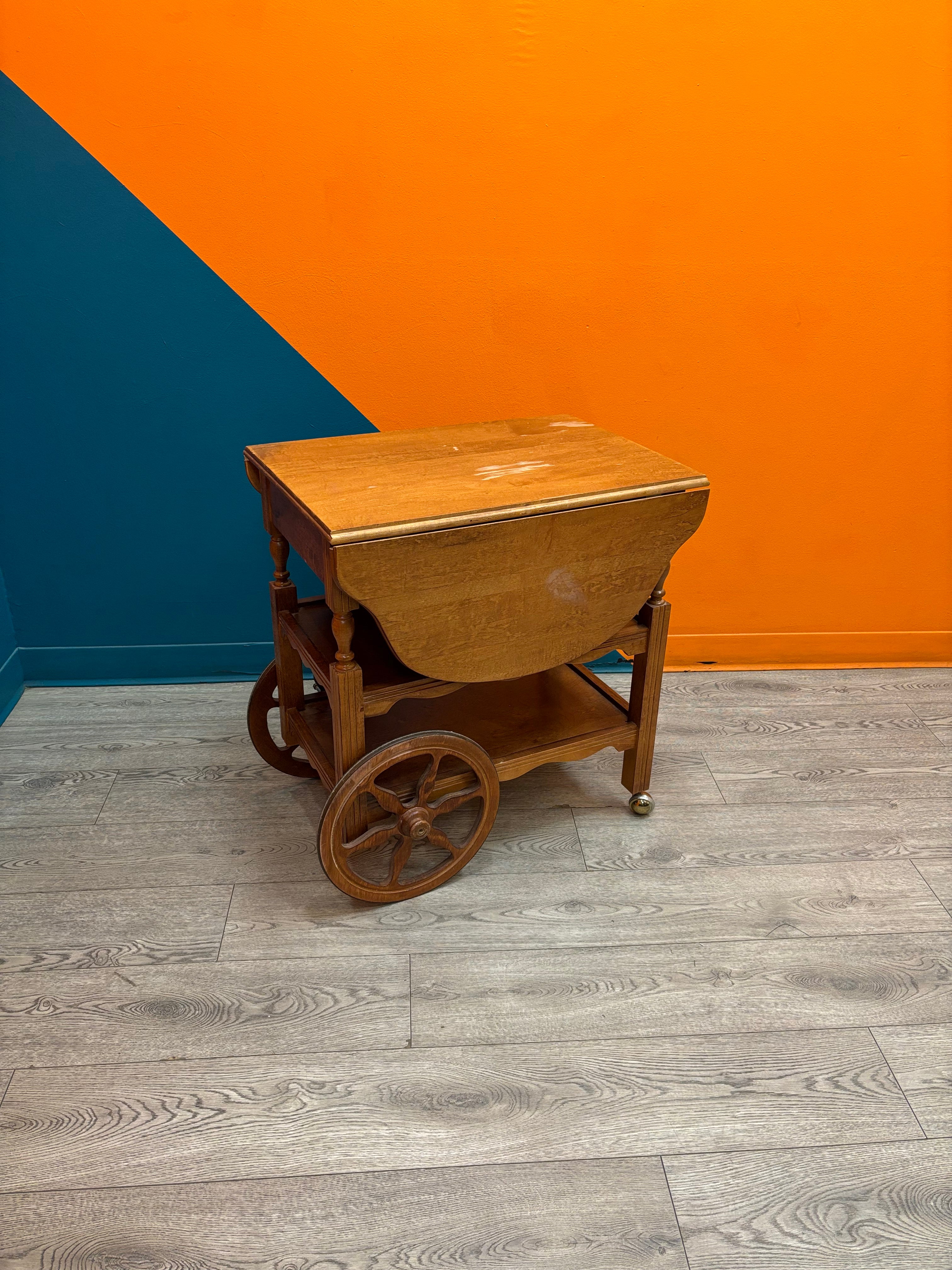 Wood Tea Wagon