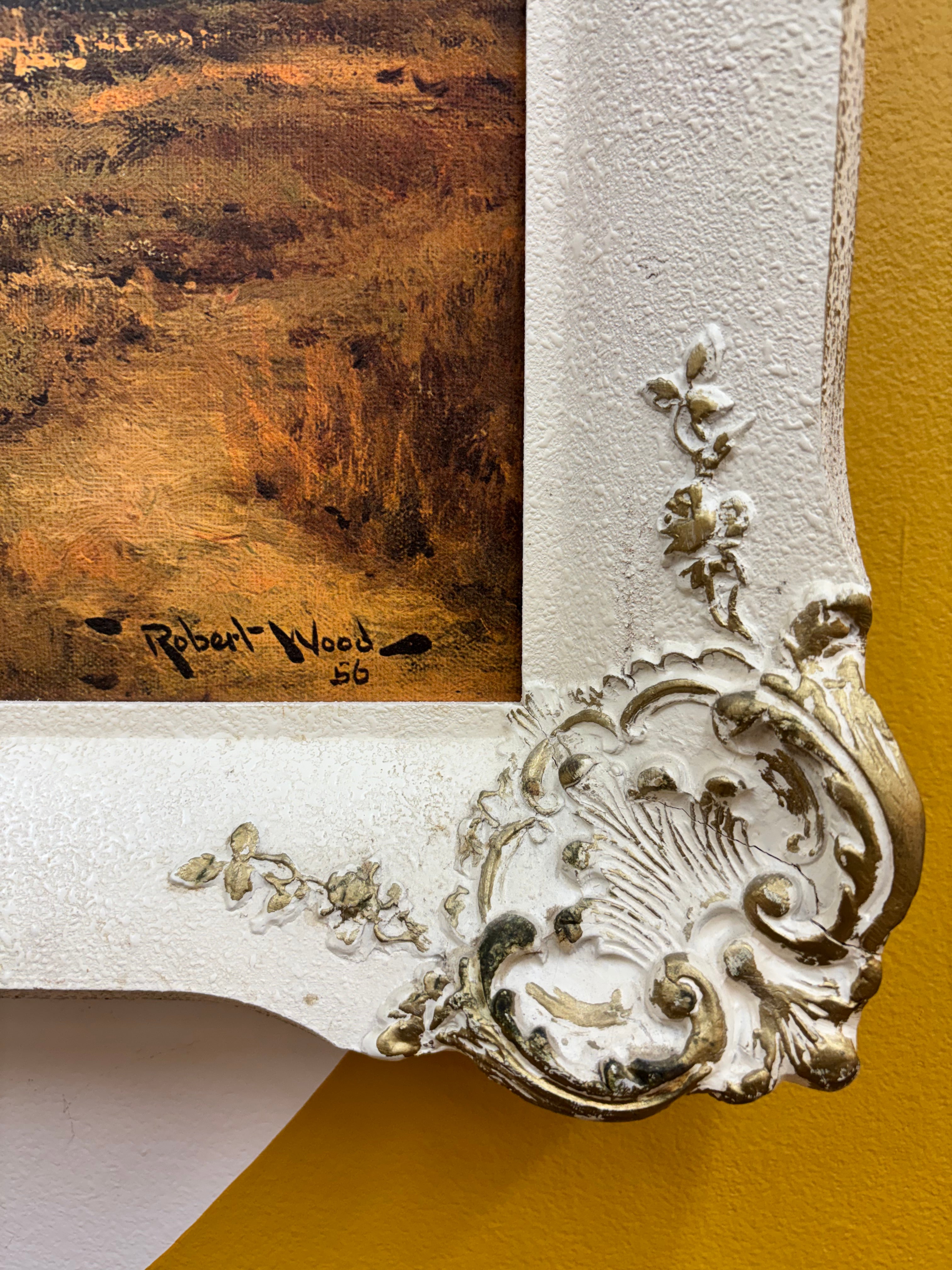 Framed "October Morn" Art