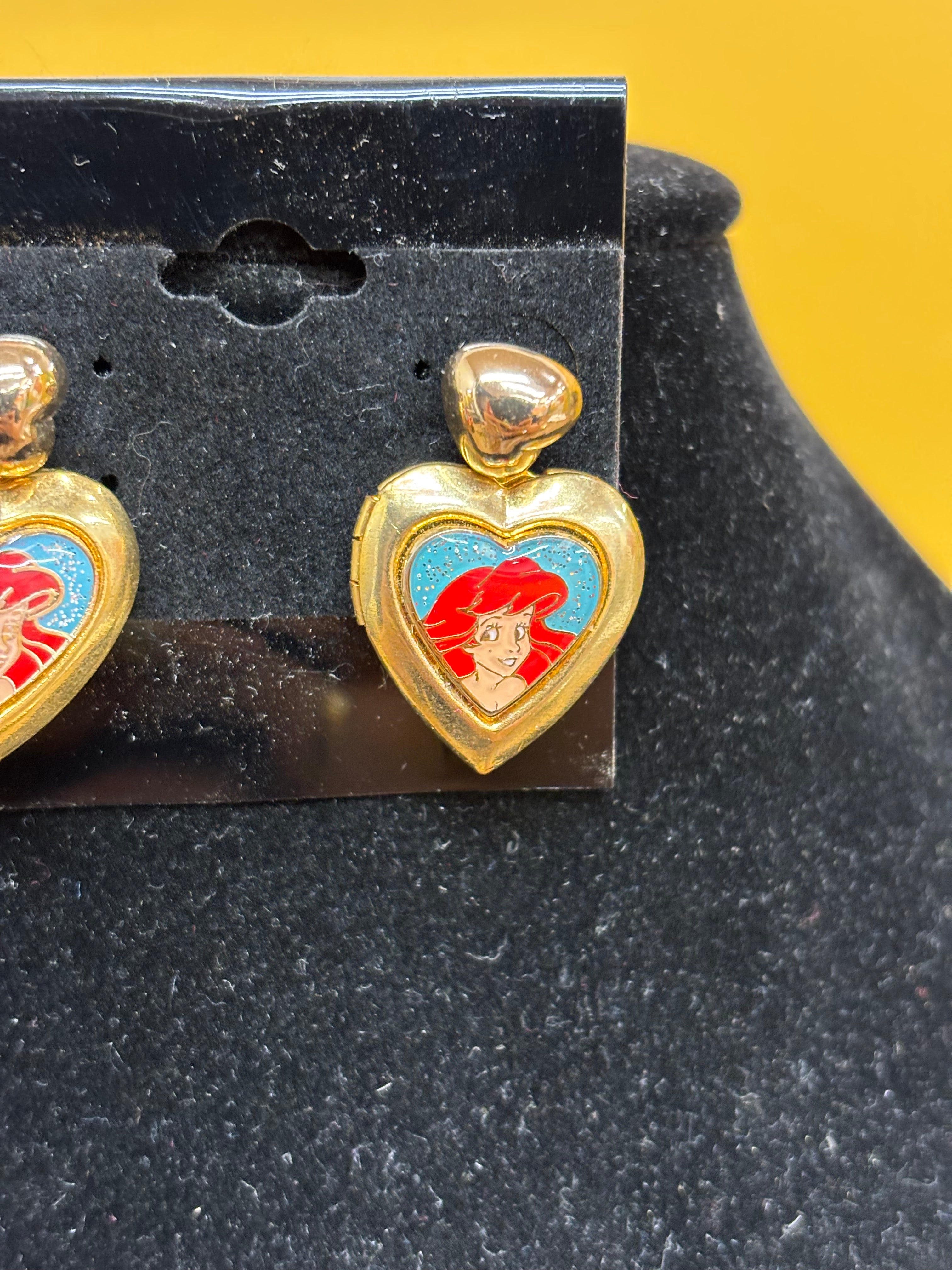 Little Mermaid Locket Earrings