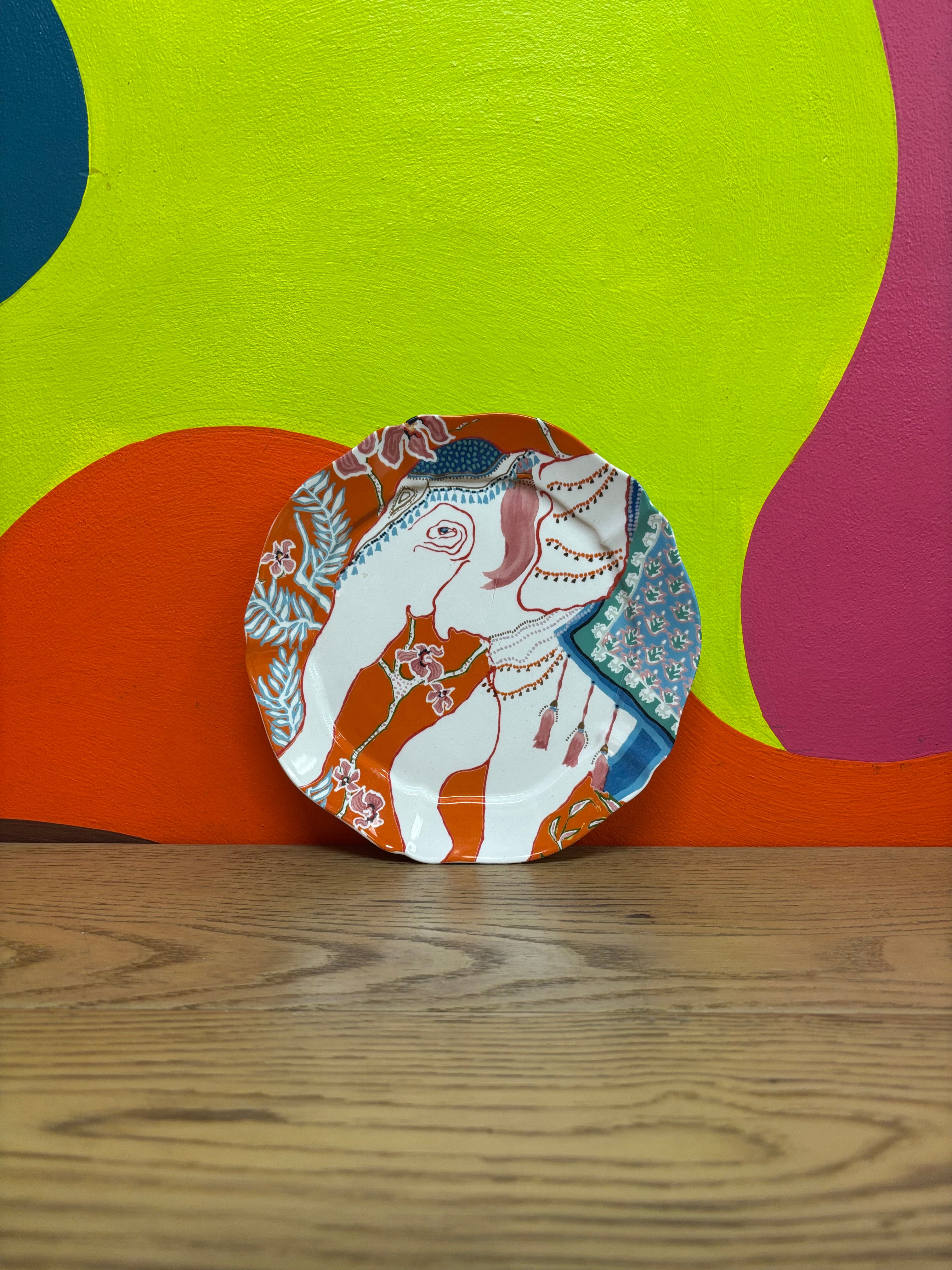 Paige Gemmel Elephant Dessert Plate (2 available) - Anthropologie