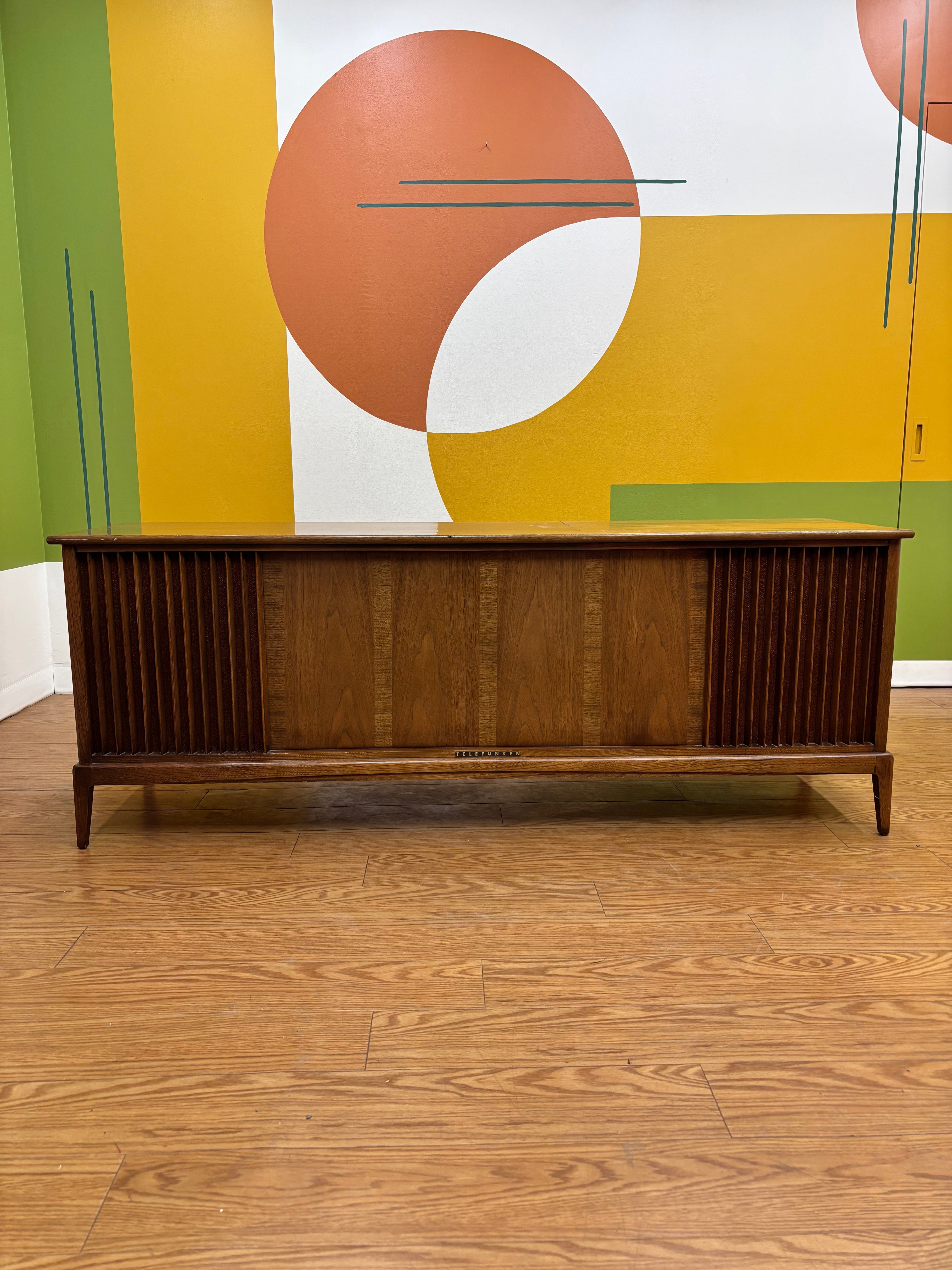 Telefunken Stereo Console Cabinet with Record Player