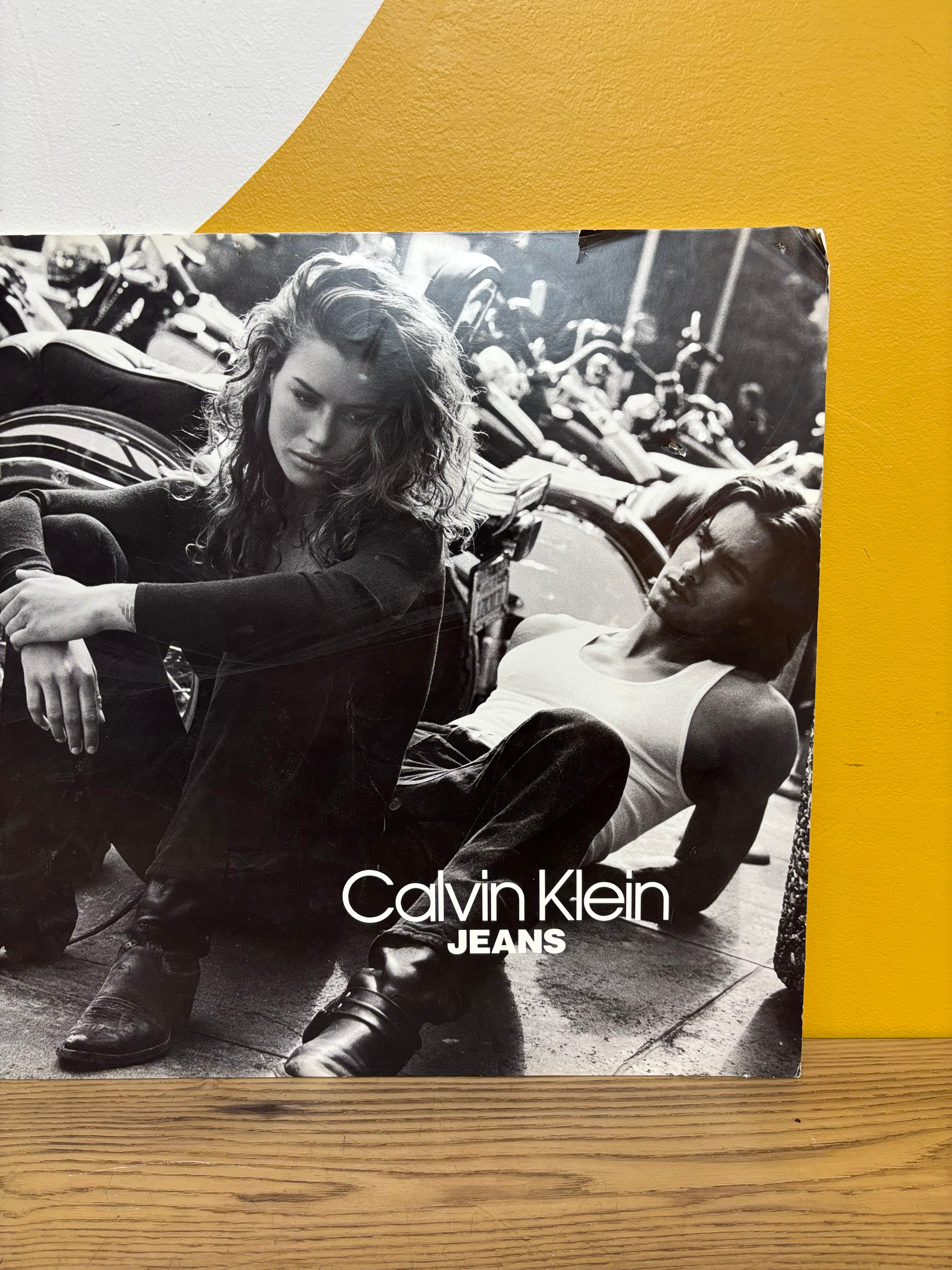 Calvin Klein Jeans Advertisement Print