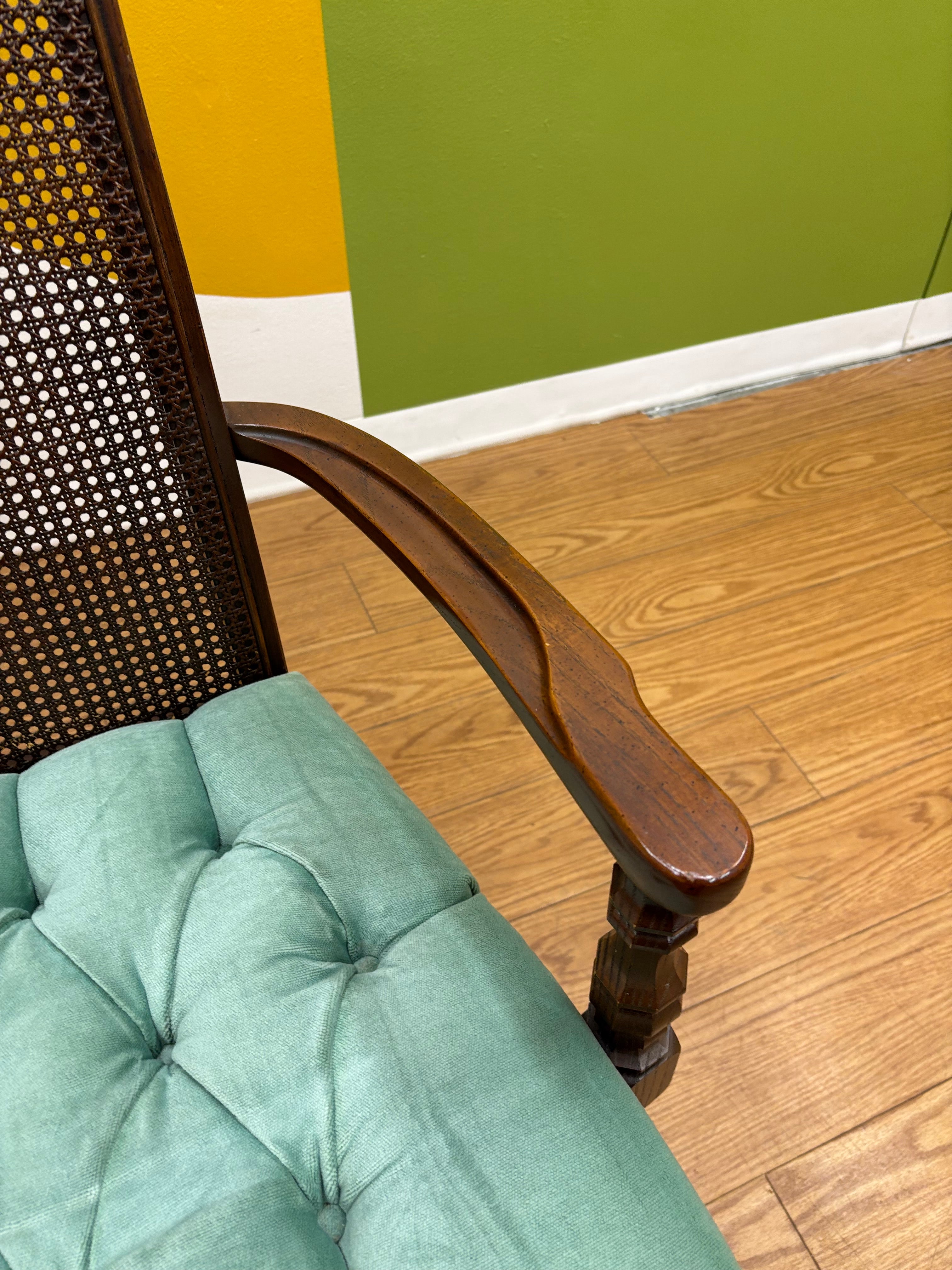 Woven Cane Dining Chair