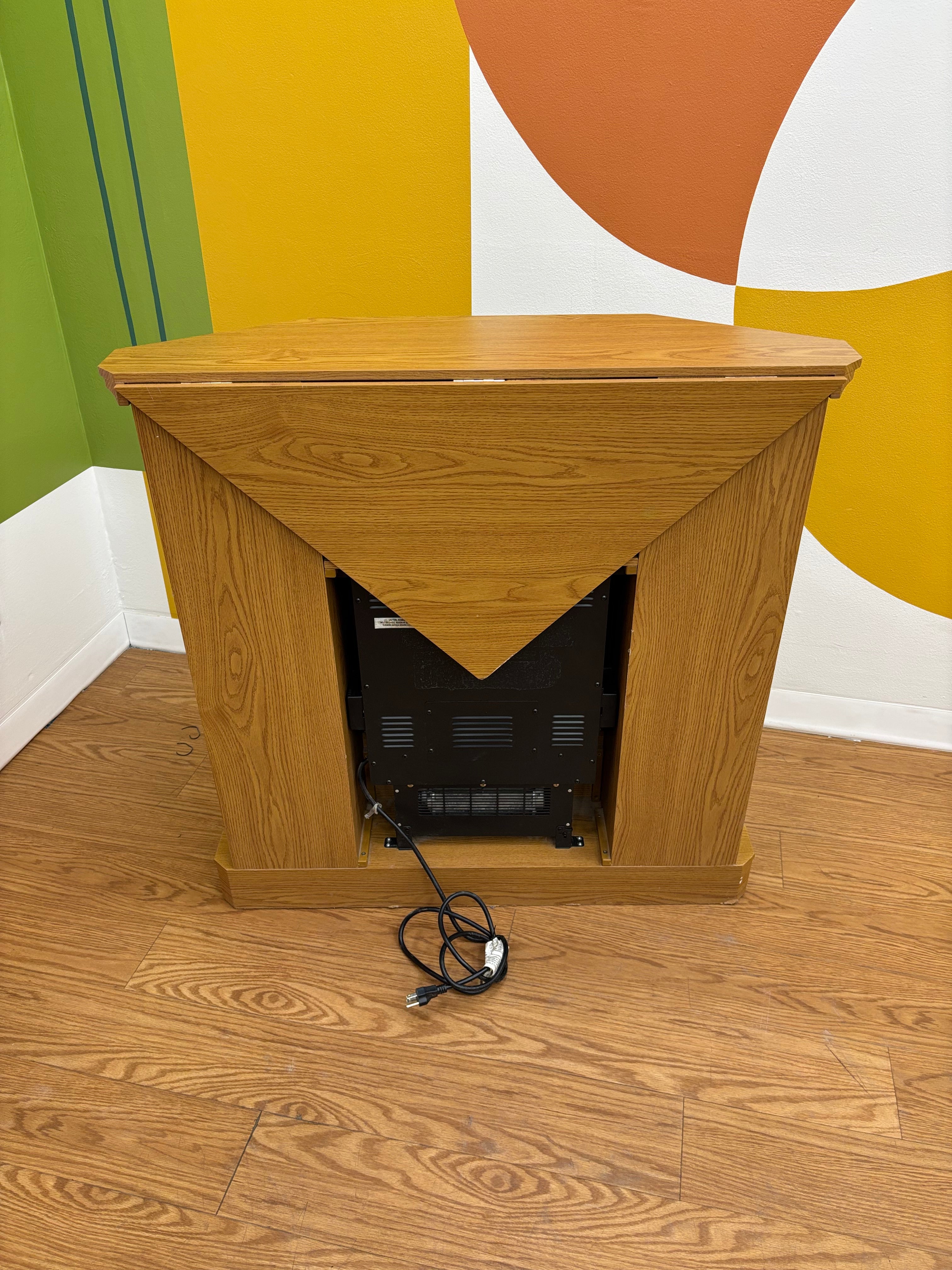 Corner Electric Fireplace
