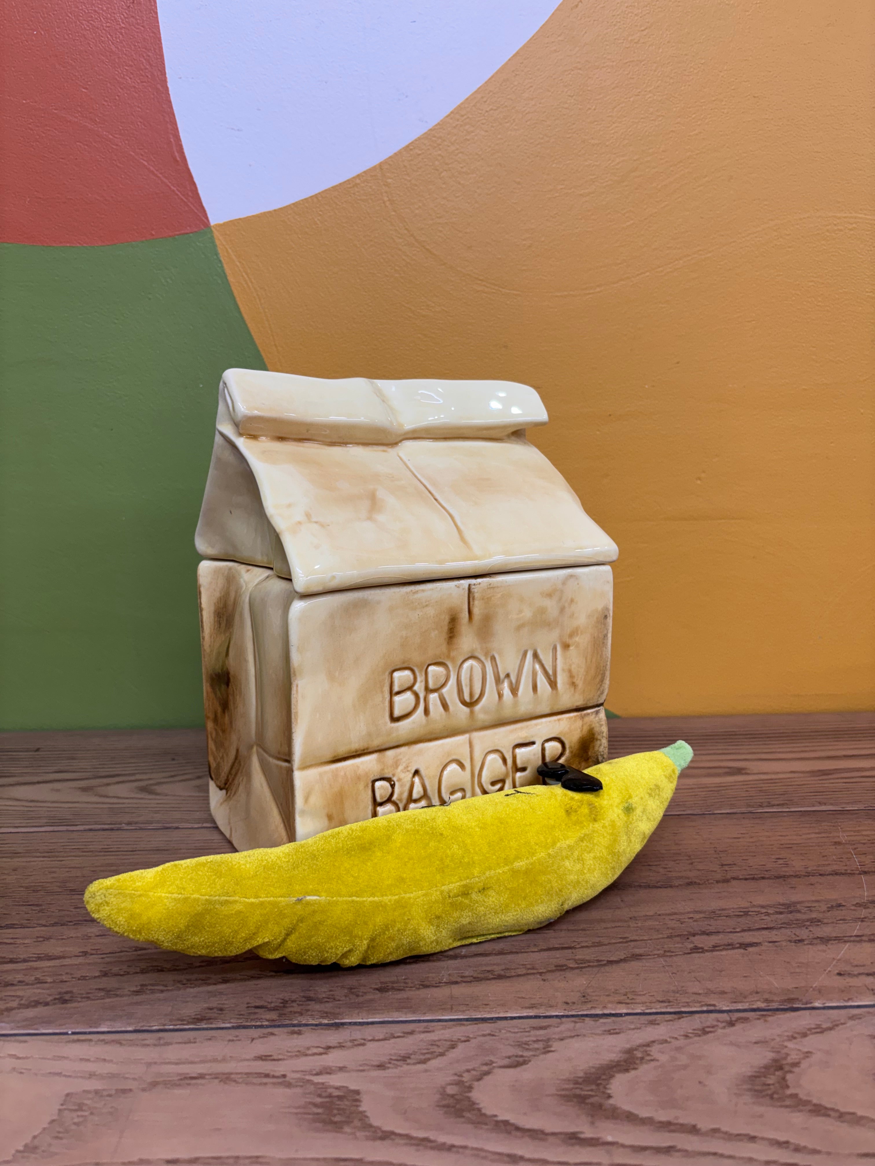 Brown Bagger Ceramic Cookie Jar