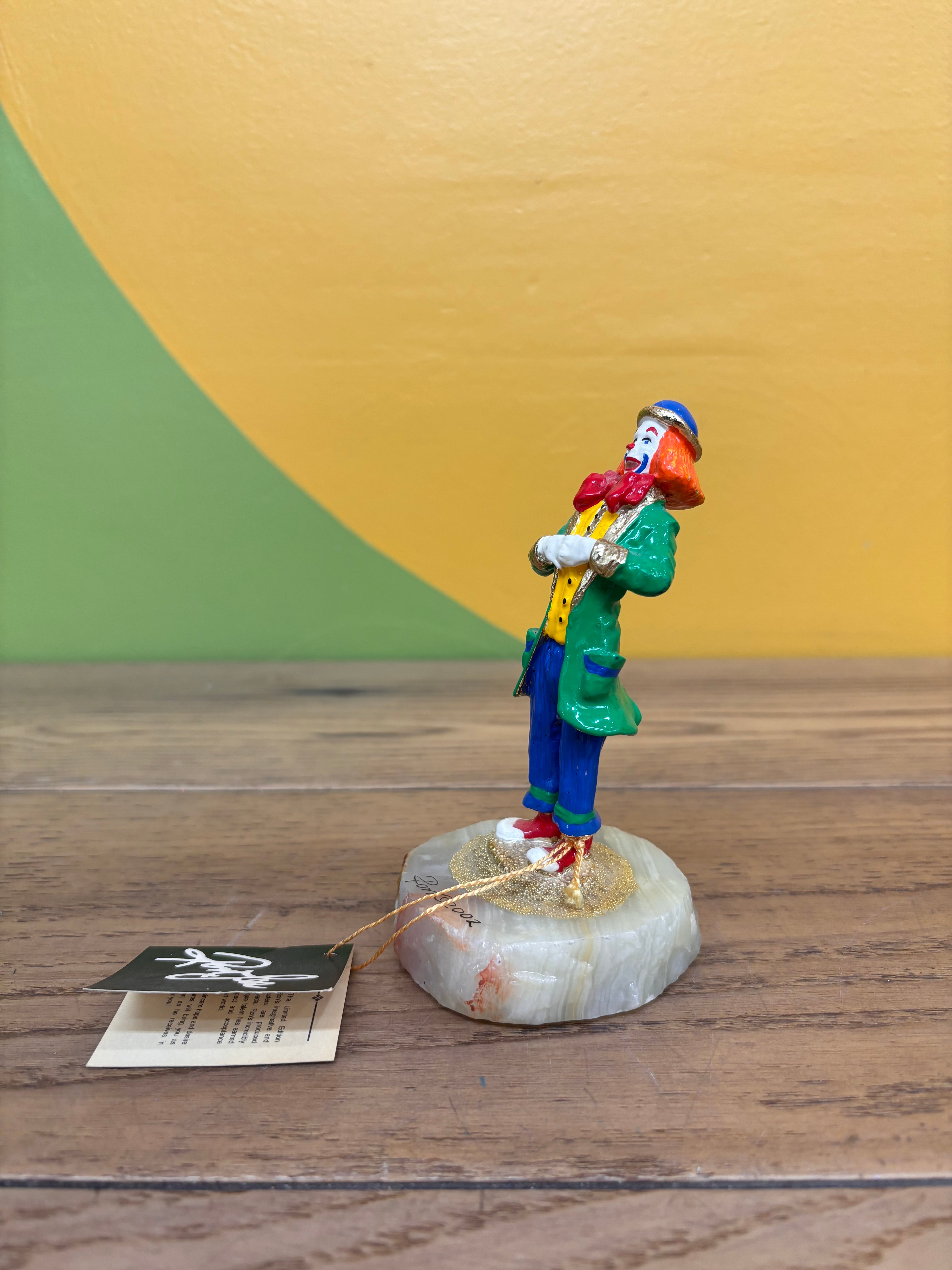 Ron Lee Onyx Clown Statue