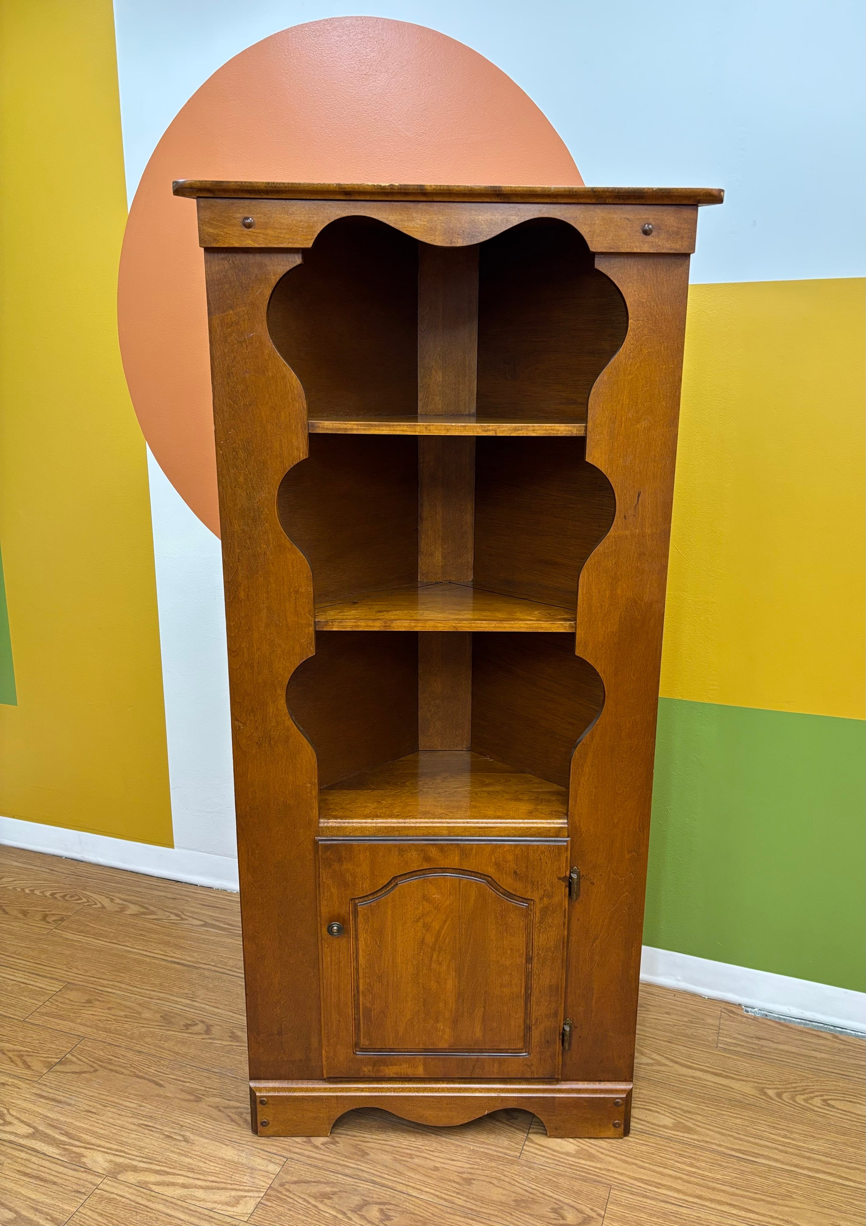 Wood Corner Cabinet