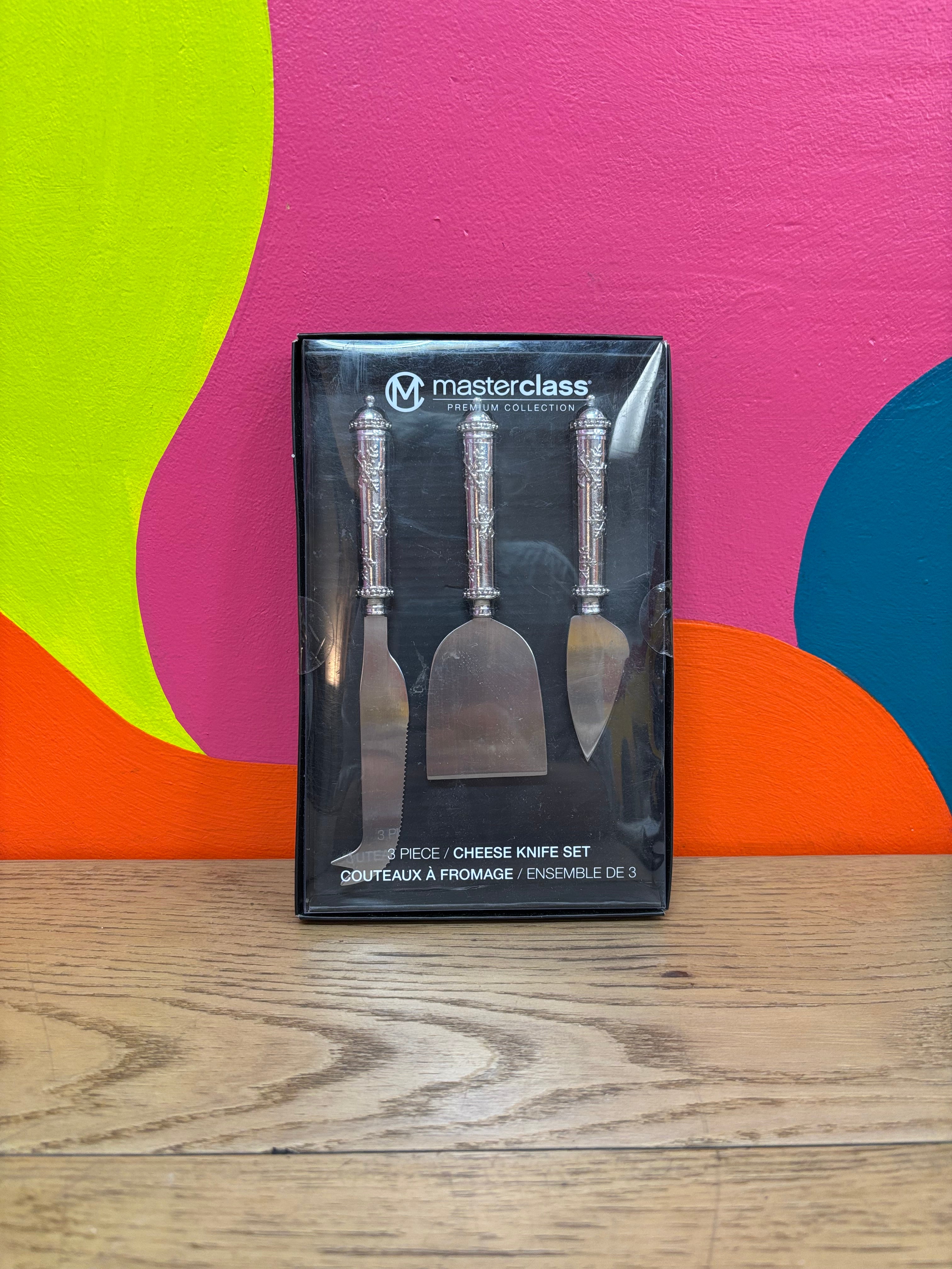 Masterclass 3 Piece Cheese Knife Set