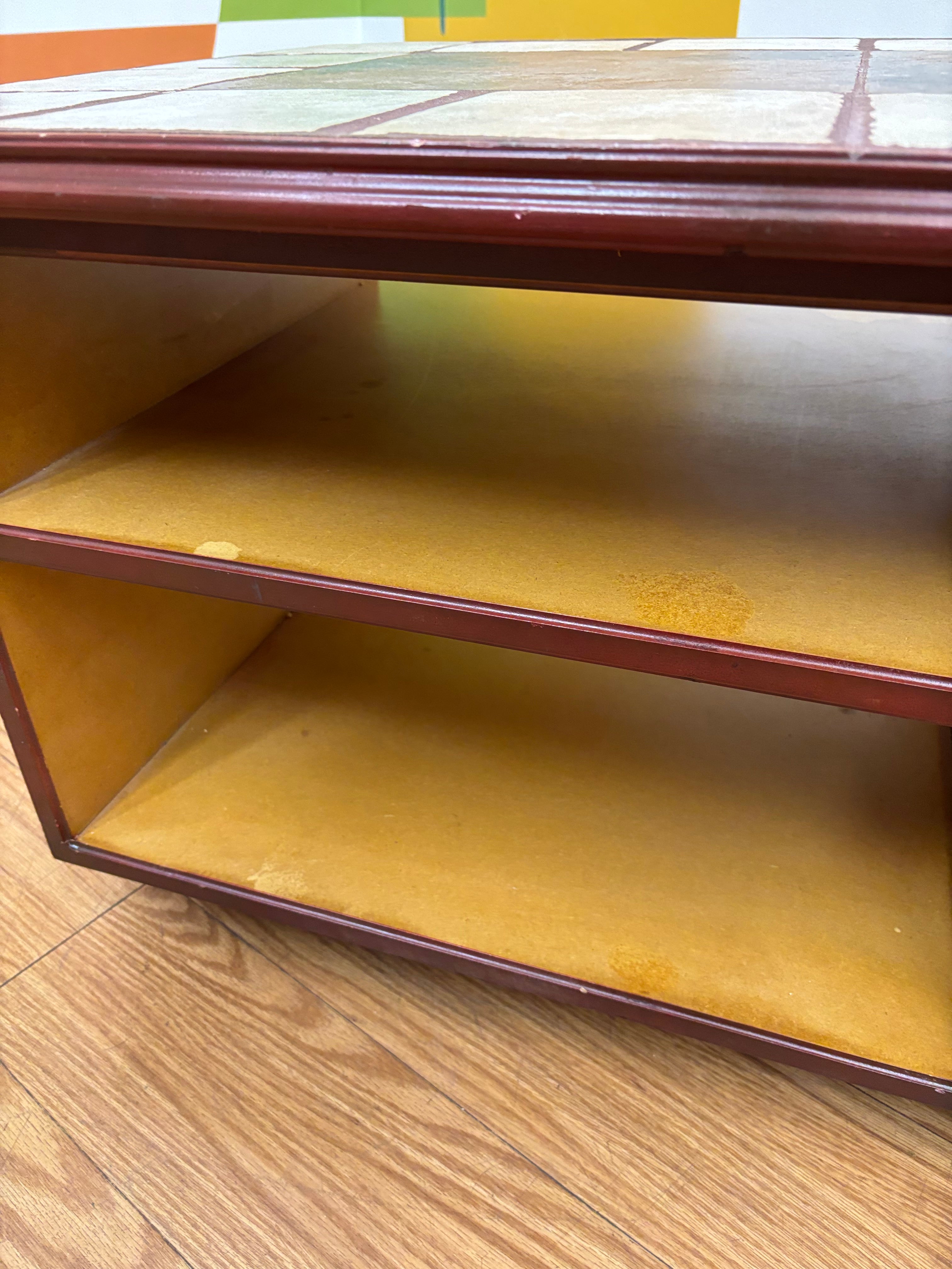 Tile Wood Coffee Table
