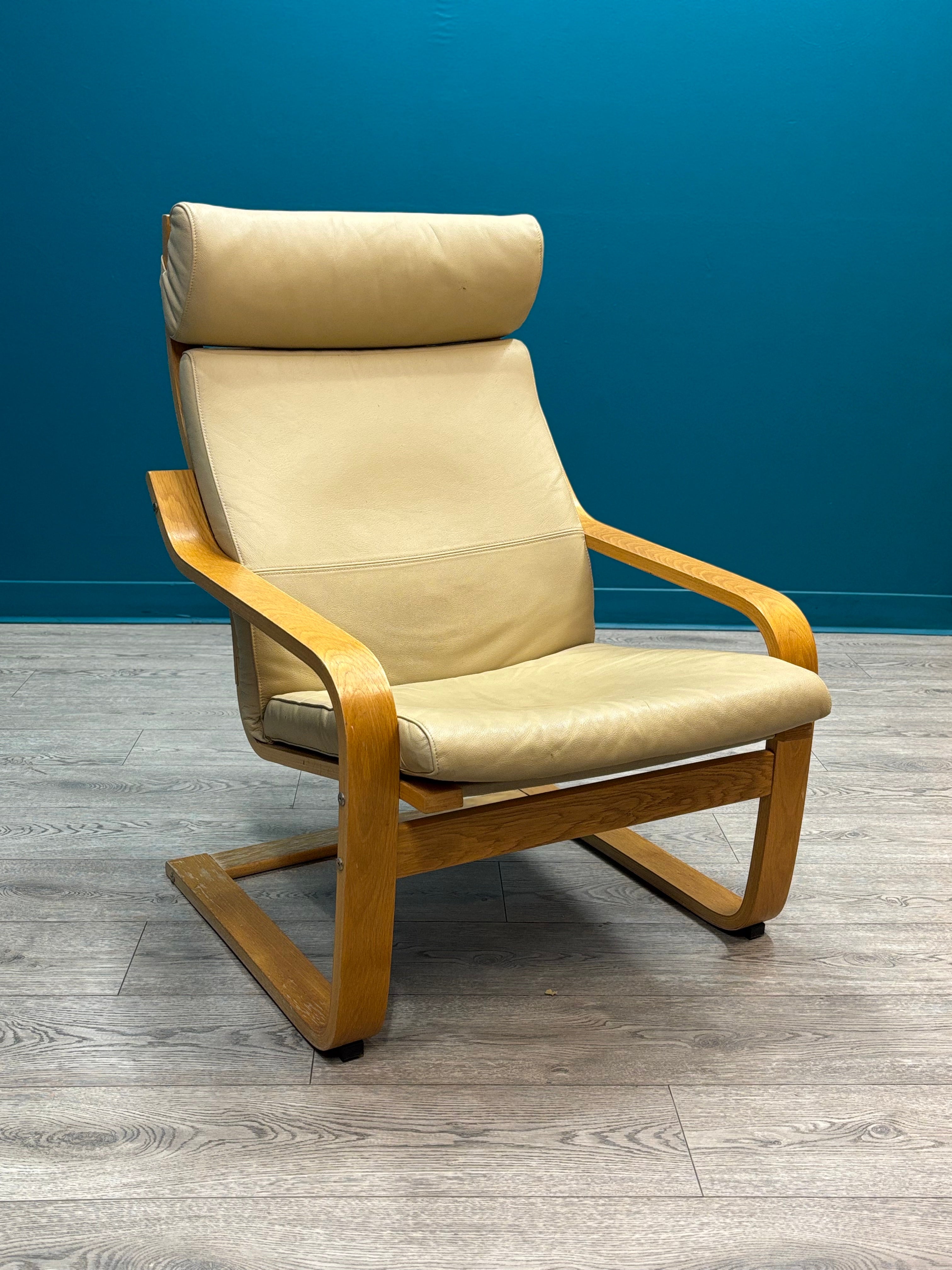 Cream Poang Armchair - IKEA (2 available)