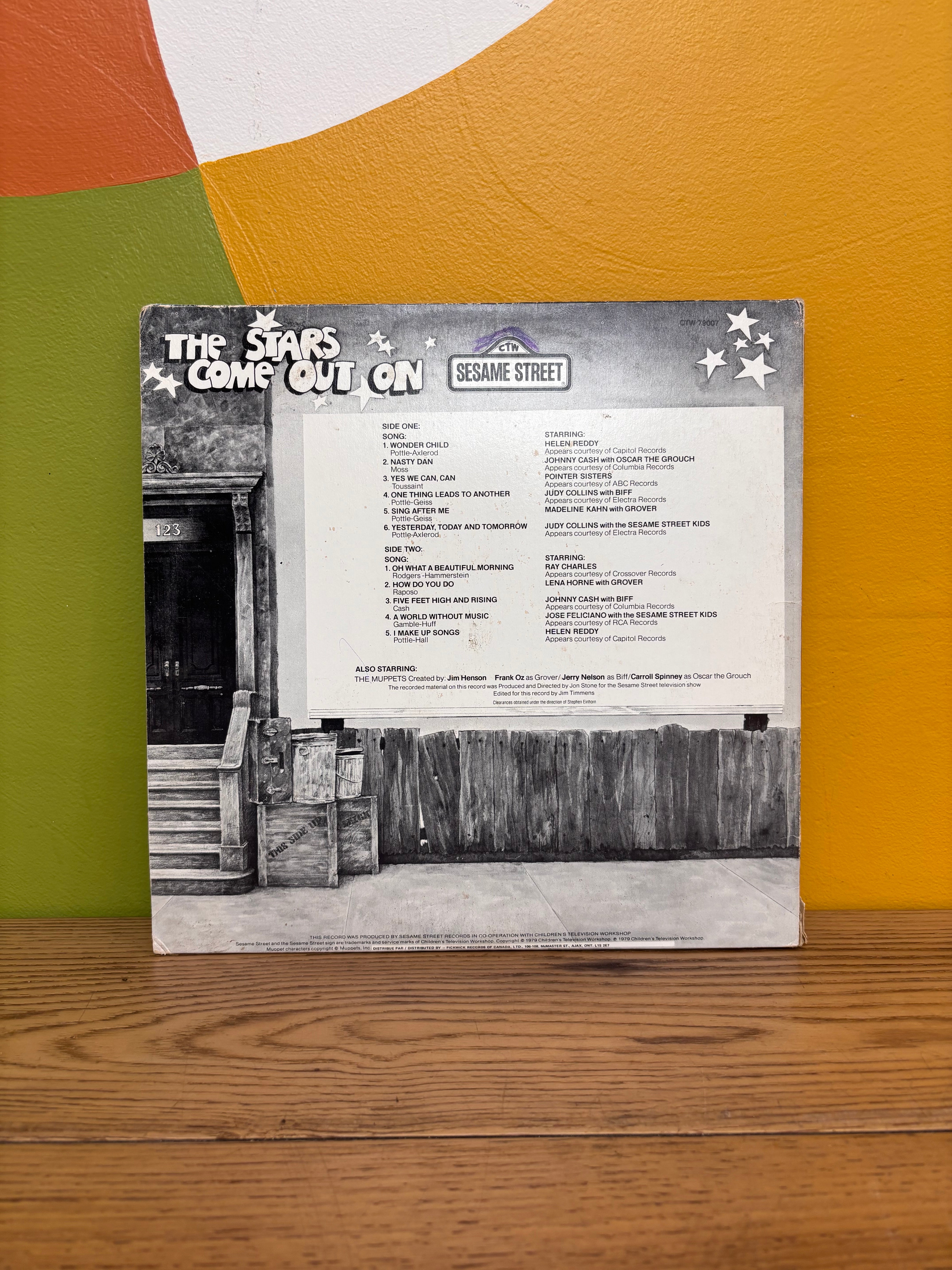The Stars Come Out on Sesame Street Vinyl 1979