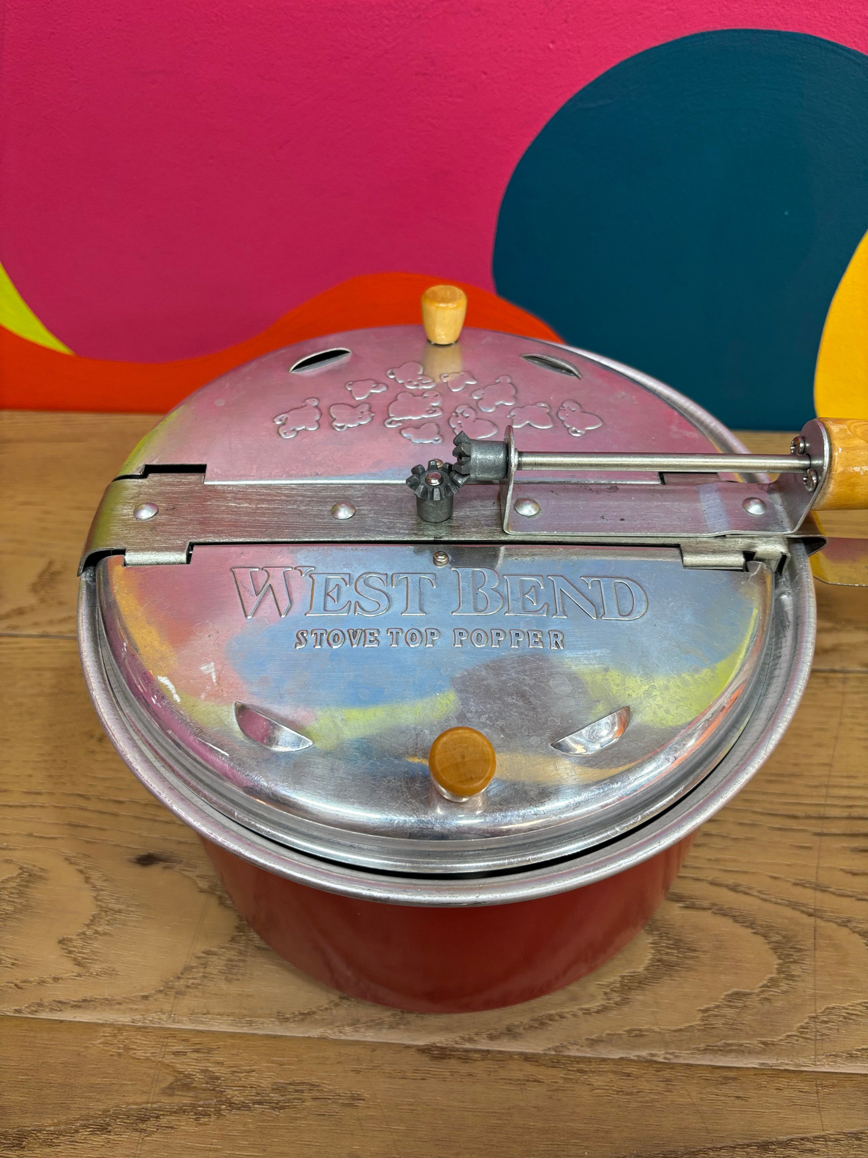 West Bend Stove Top Popcorn Popper