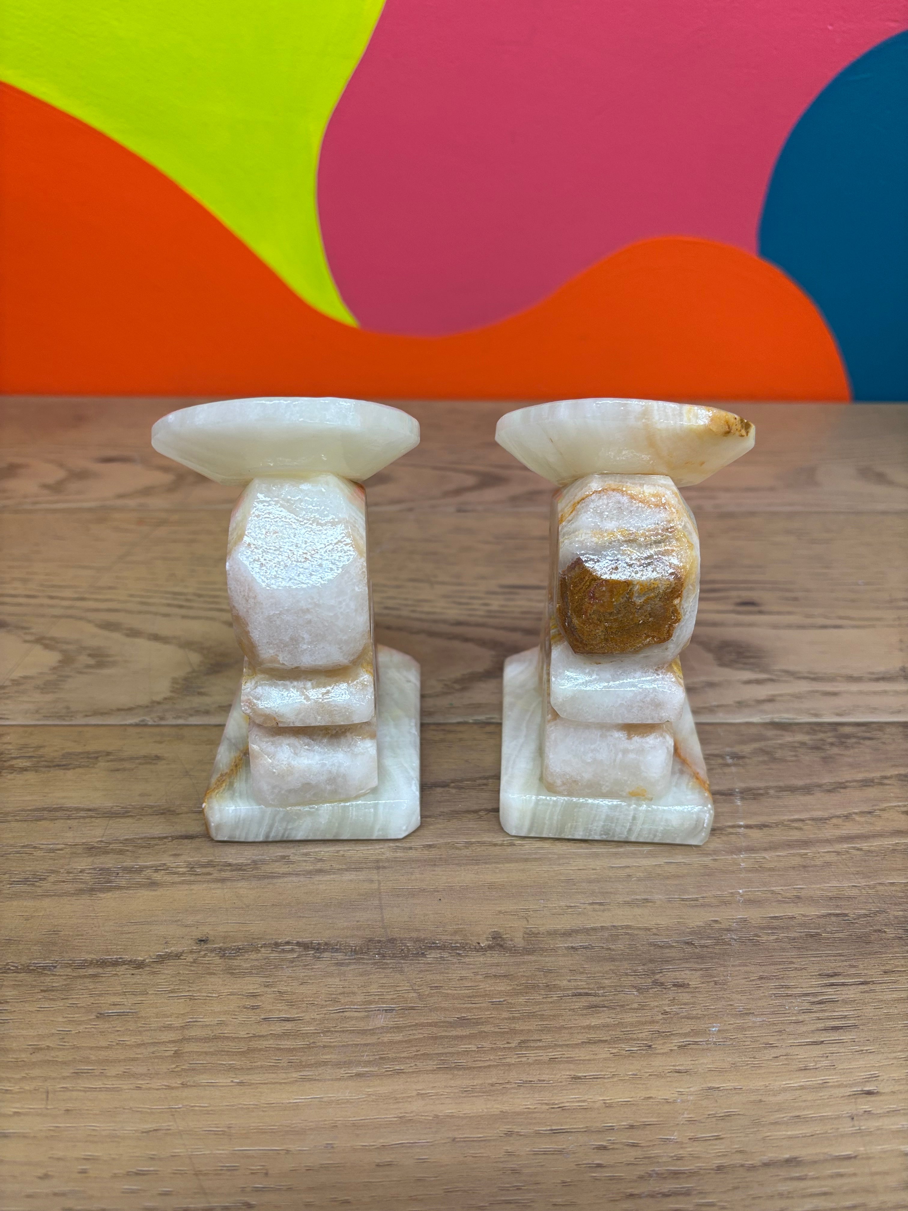 Onyx Bookends