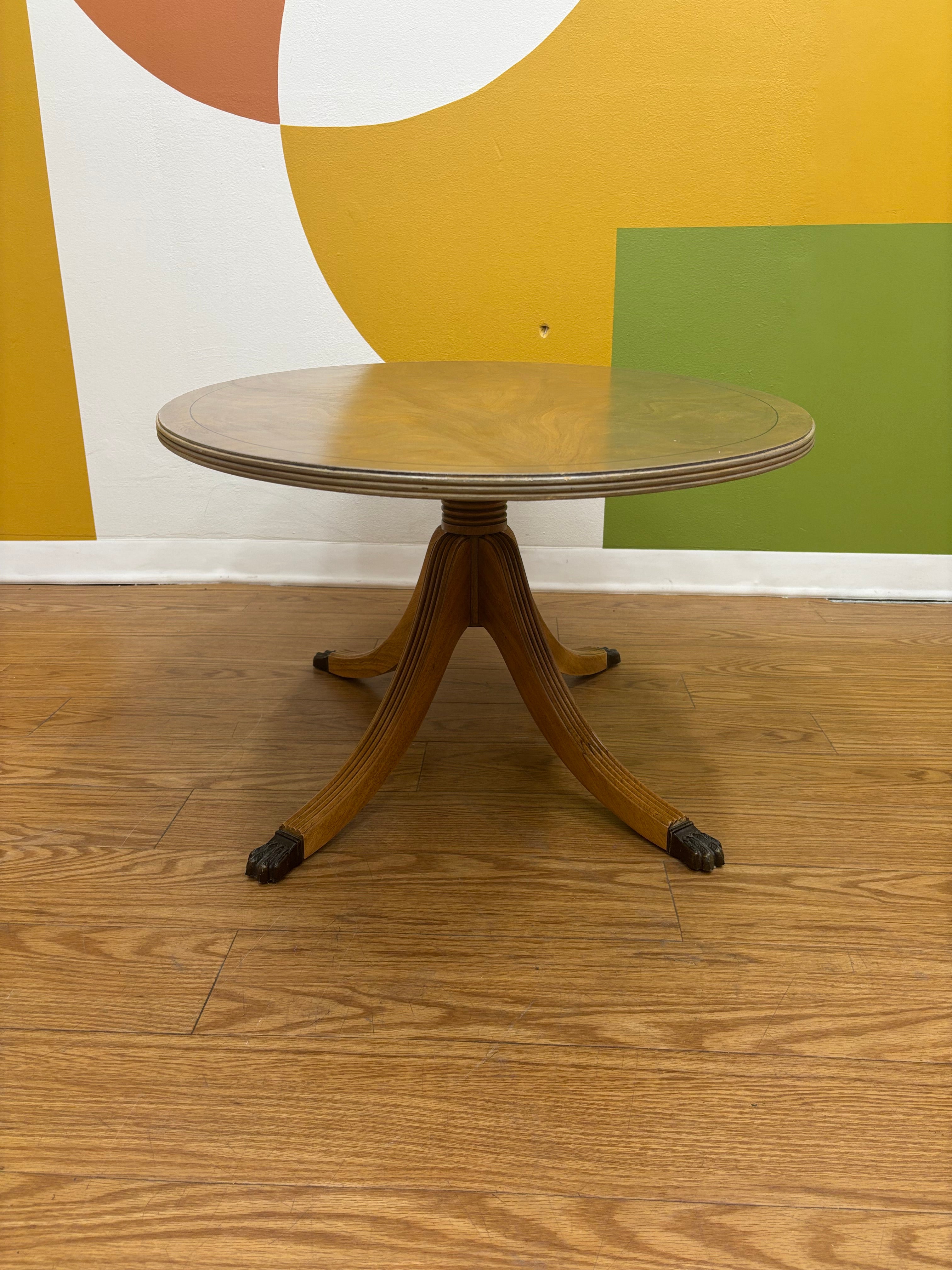 Wood Oval Coffee Table