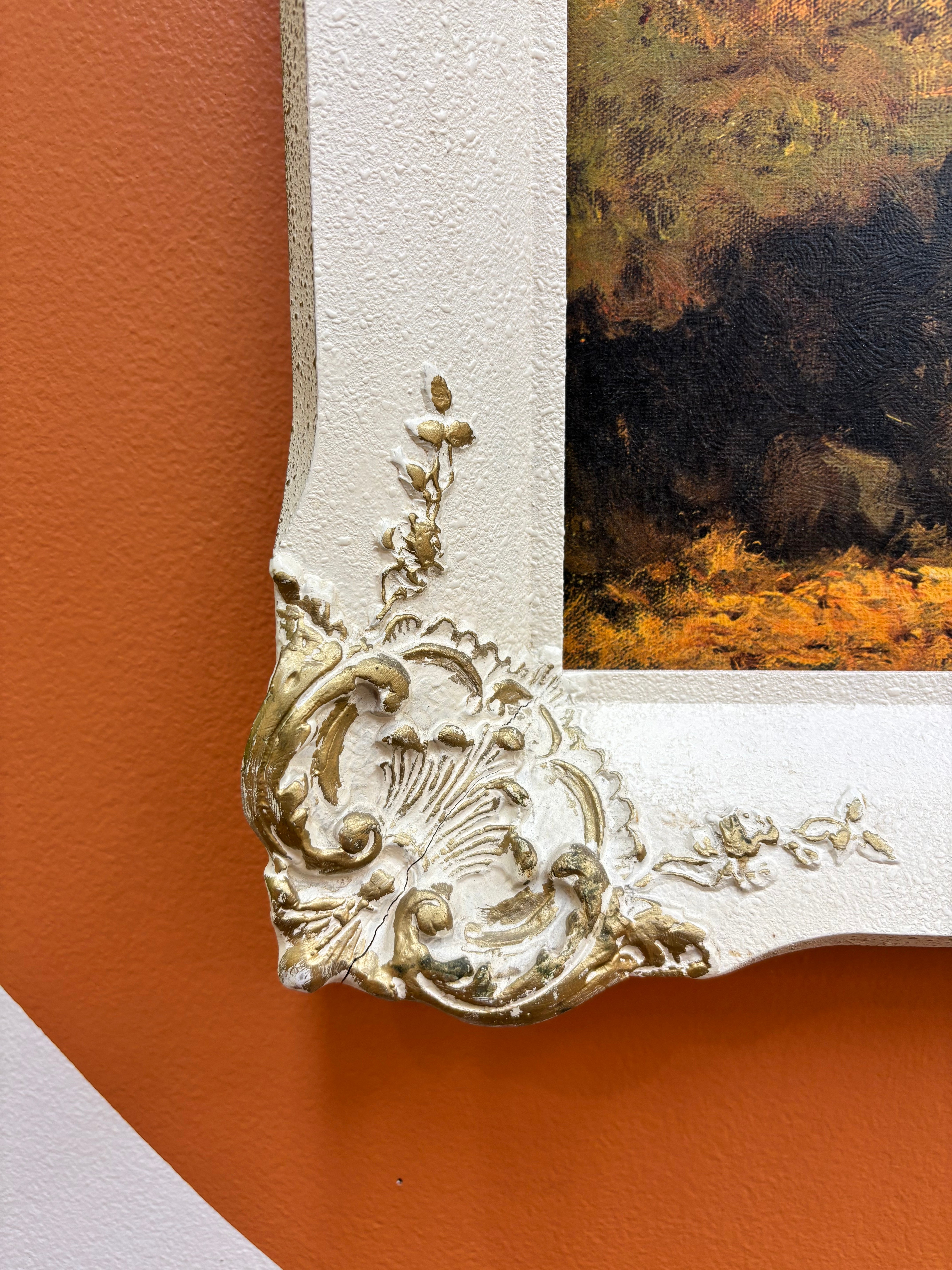Framed "October Morn" Art