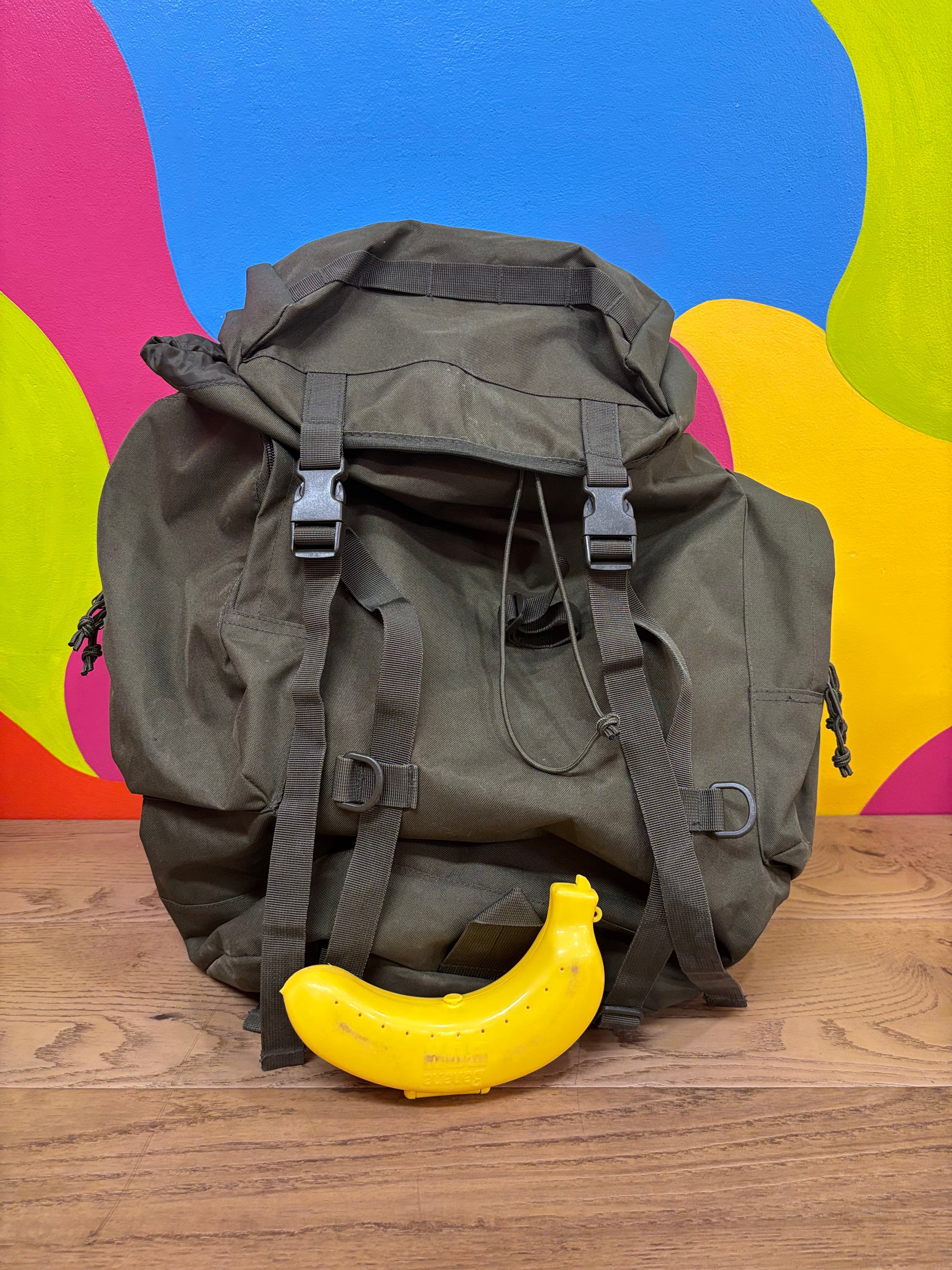 Olive Green Outdoor Backpack