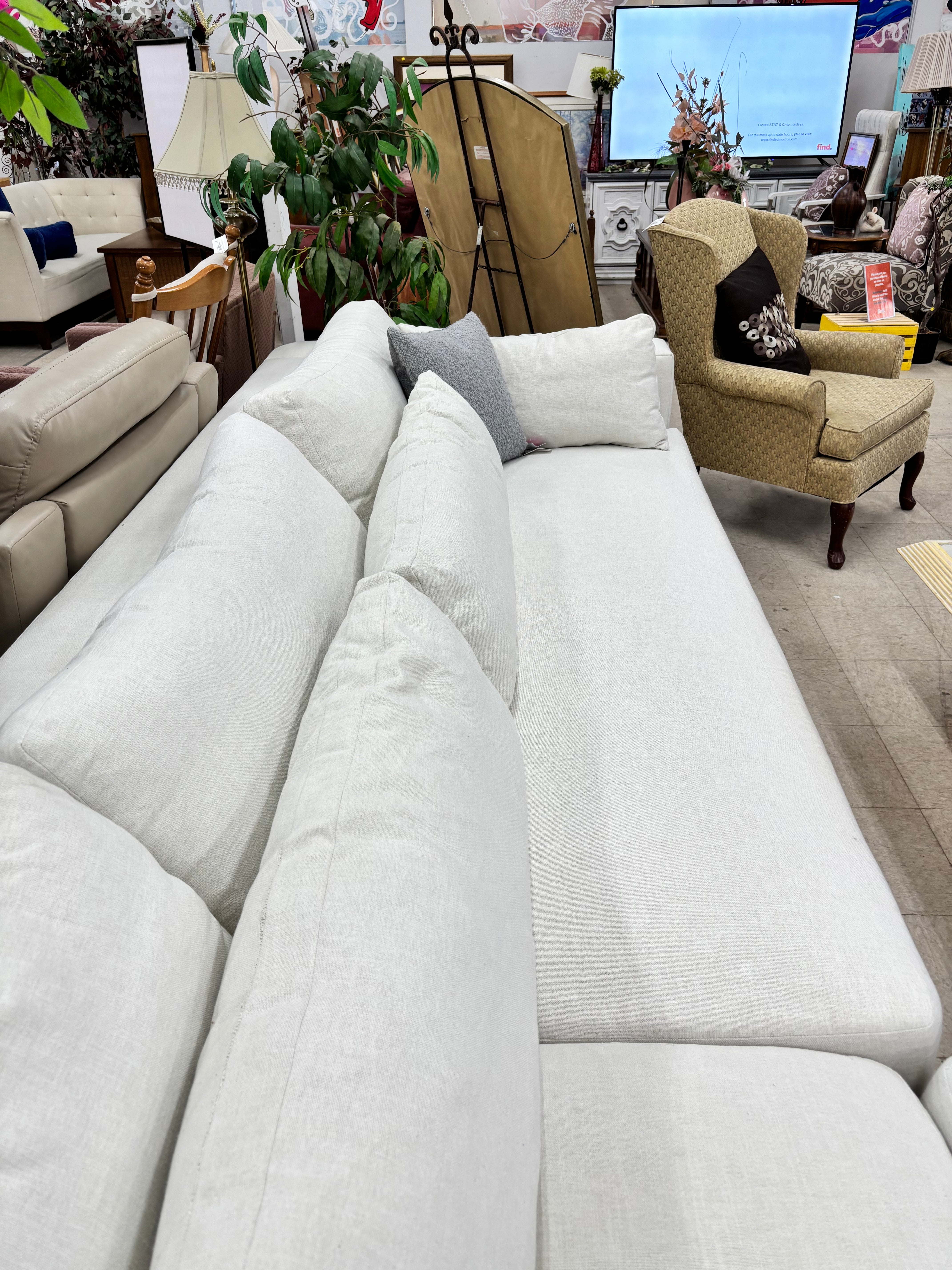 Large Taupe Sectional