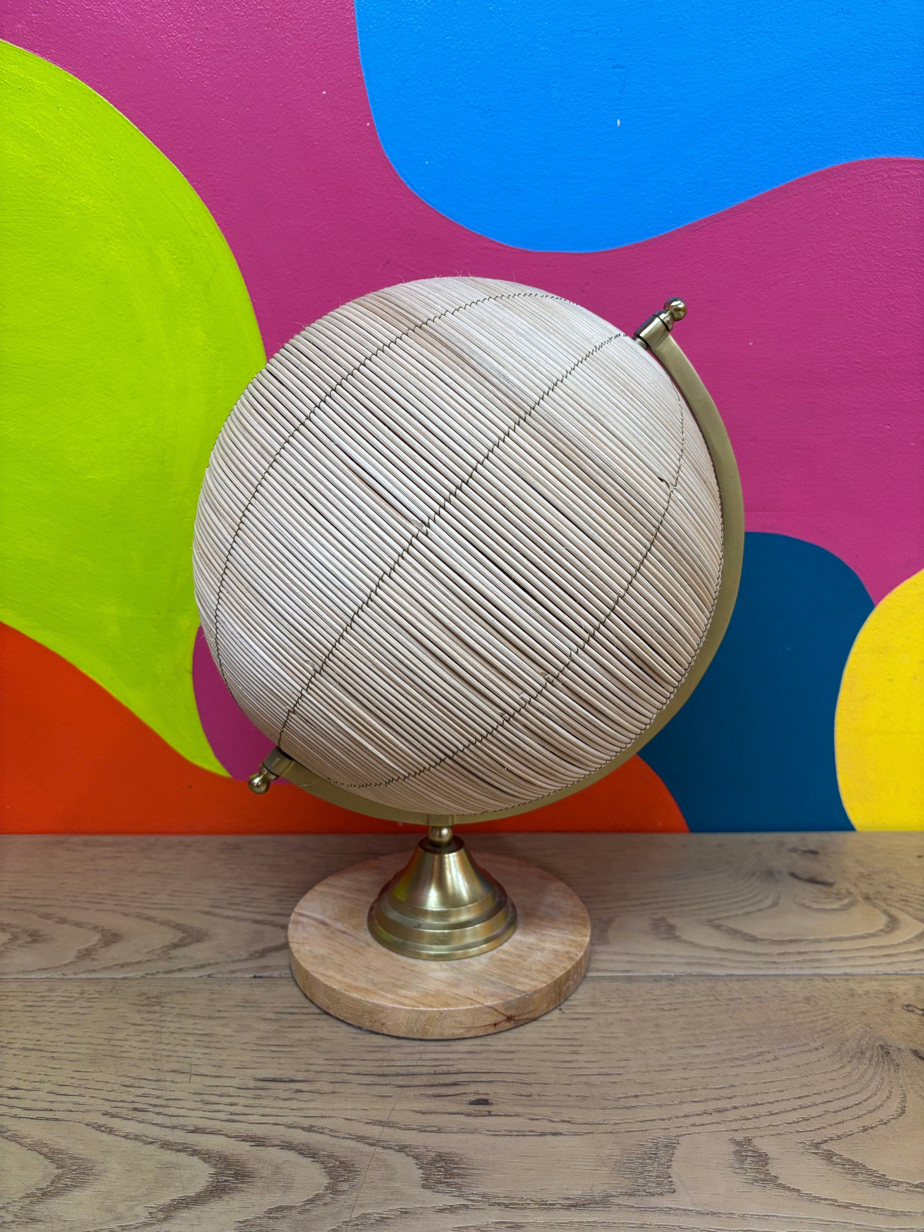 Rattan Globe (Anthropologie)