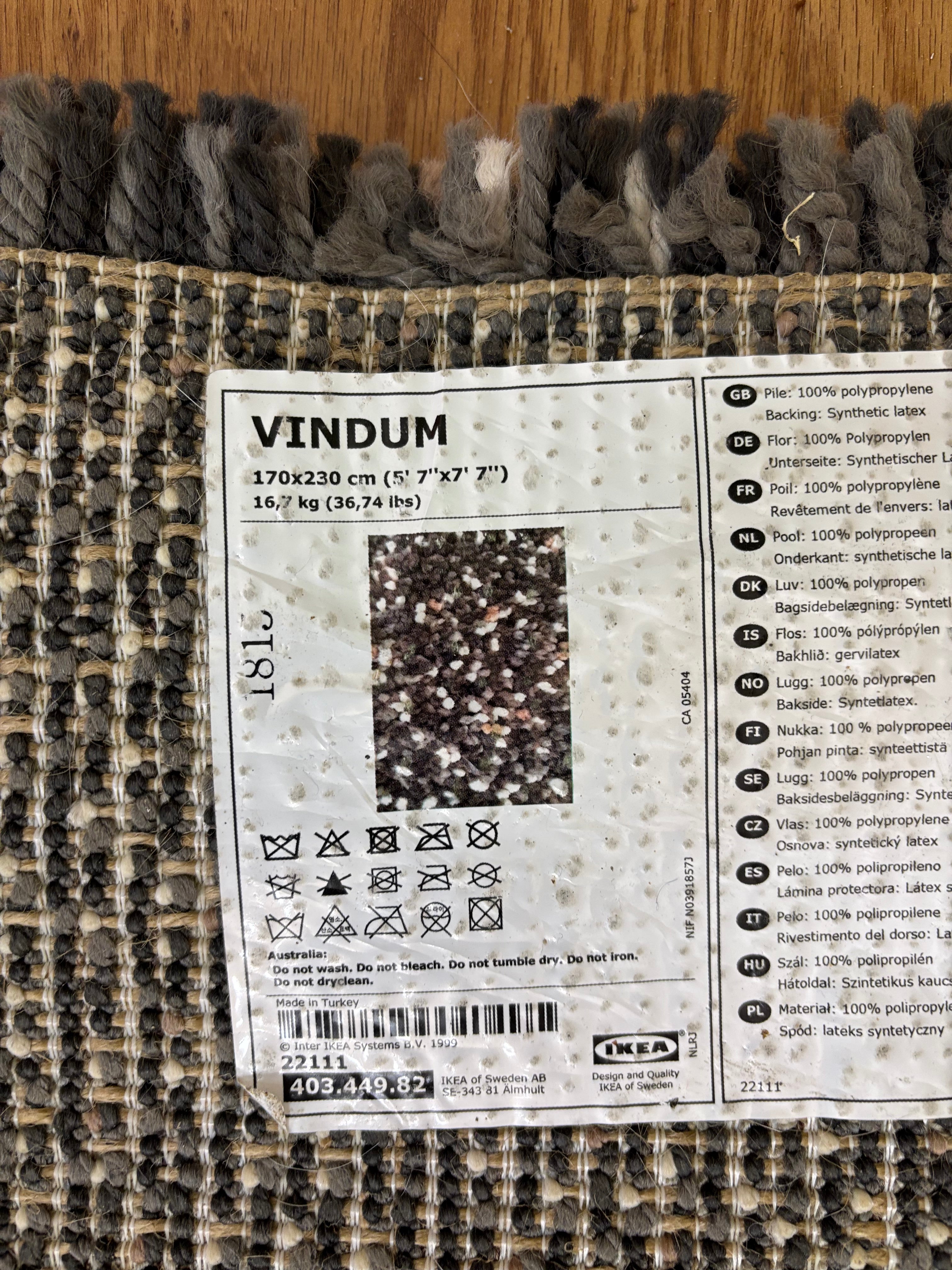 IKEA Vindum Shaggy Rug