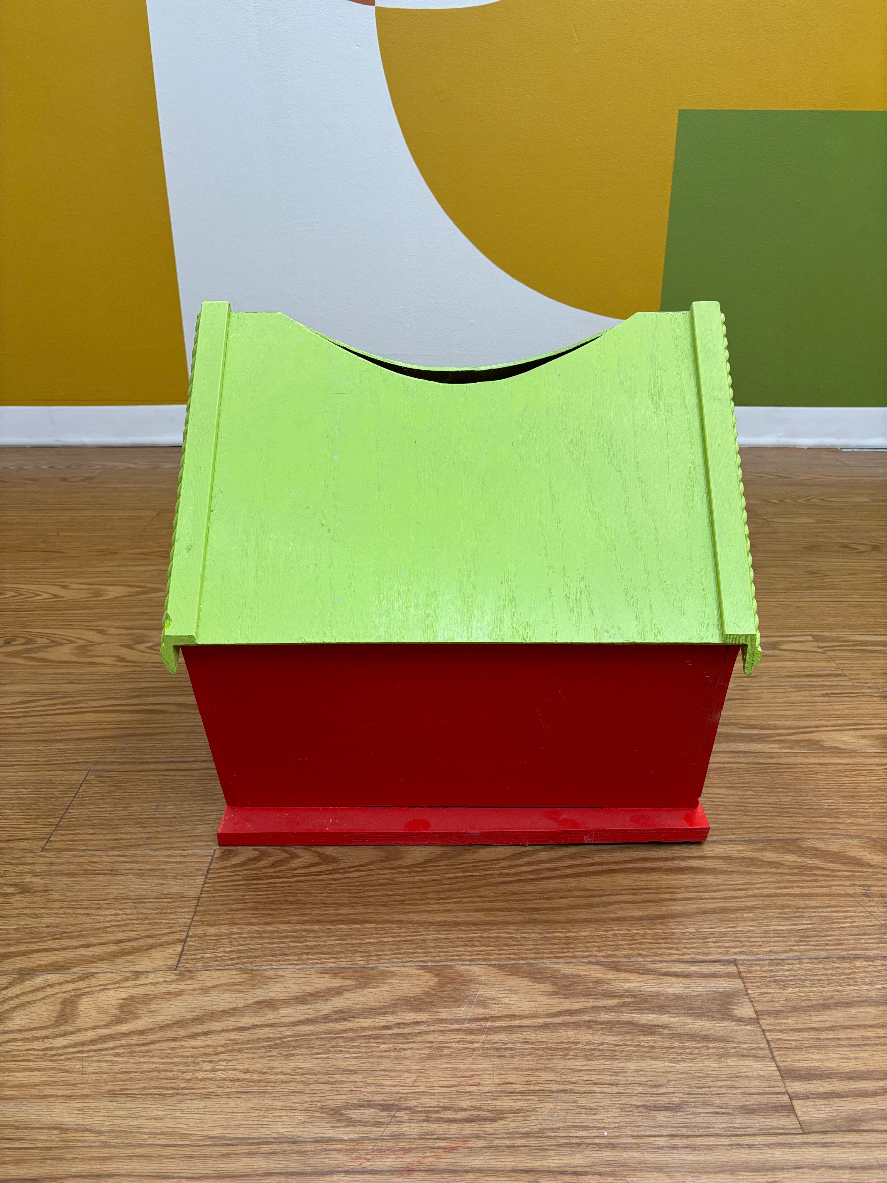 Large Red Bird House