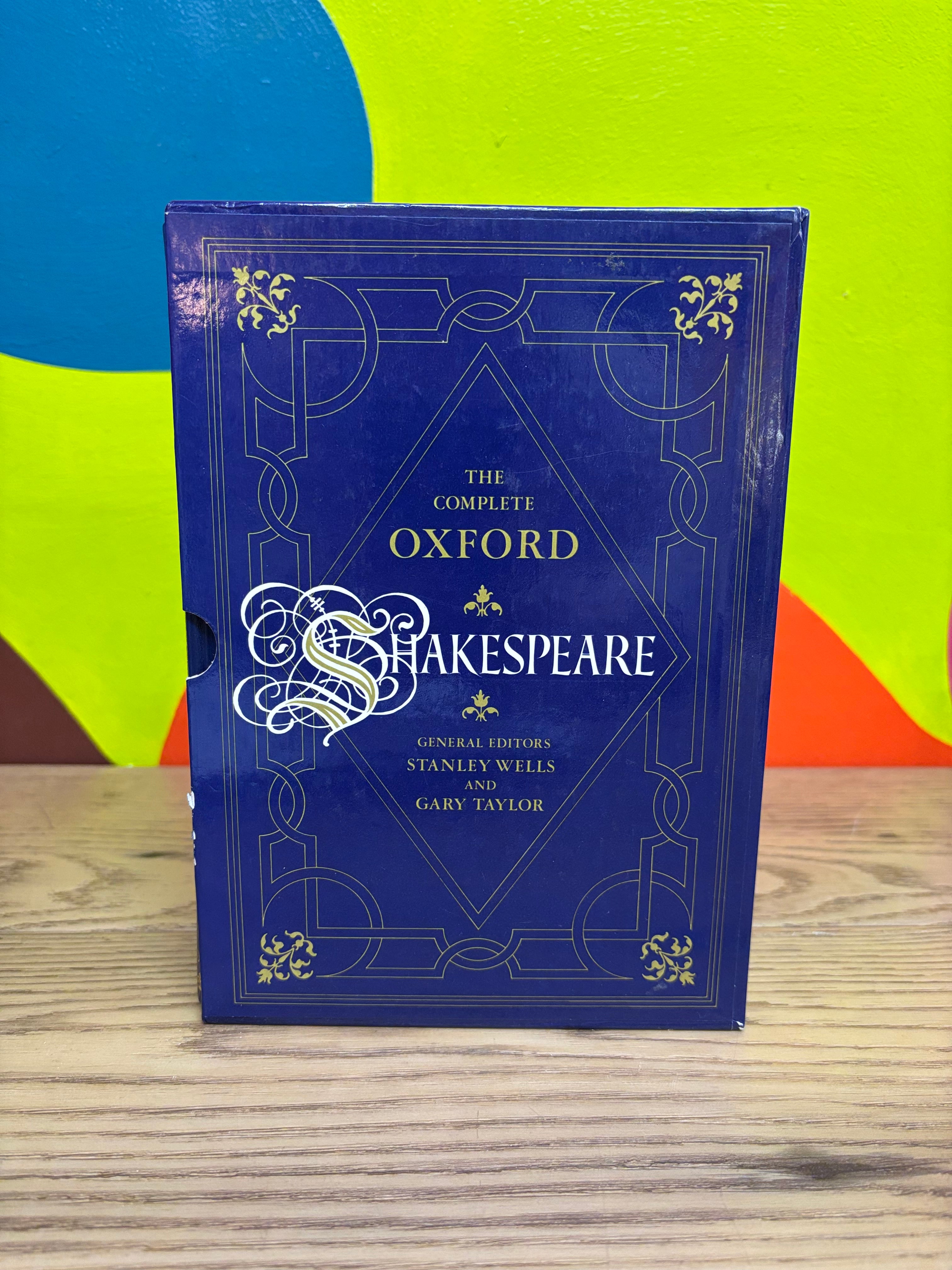 Complete Oxford Three Volume Box Set of Shakespeare