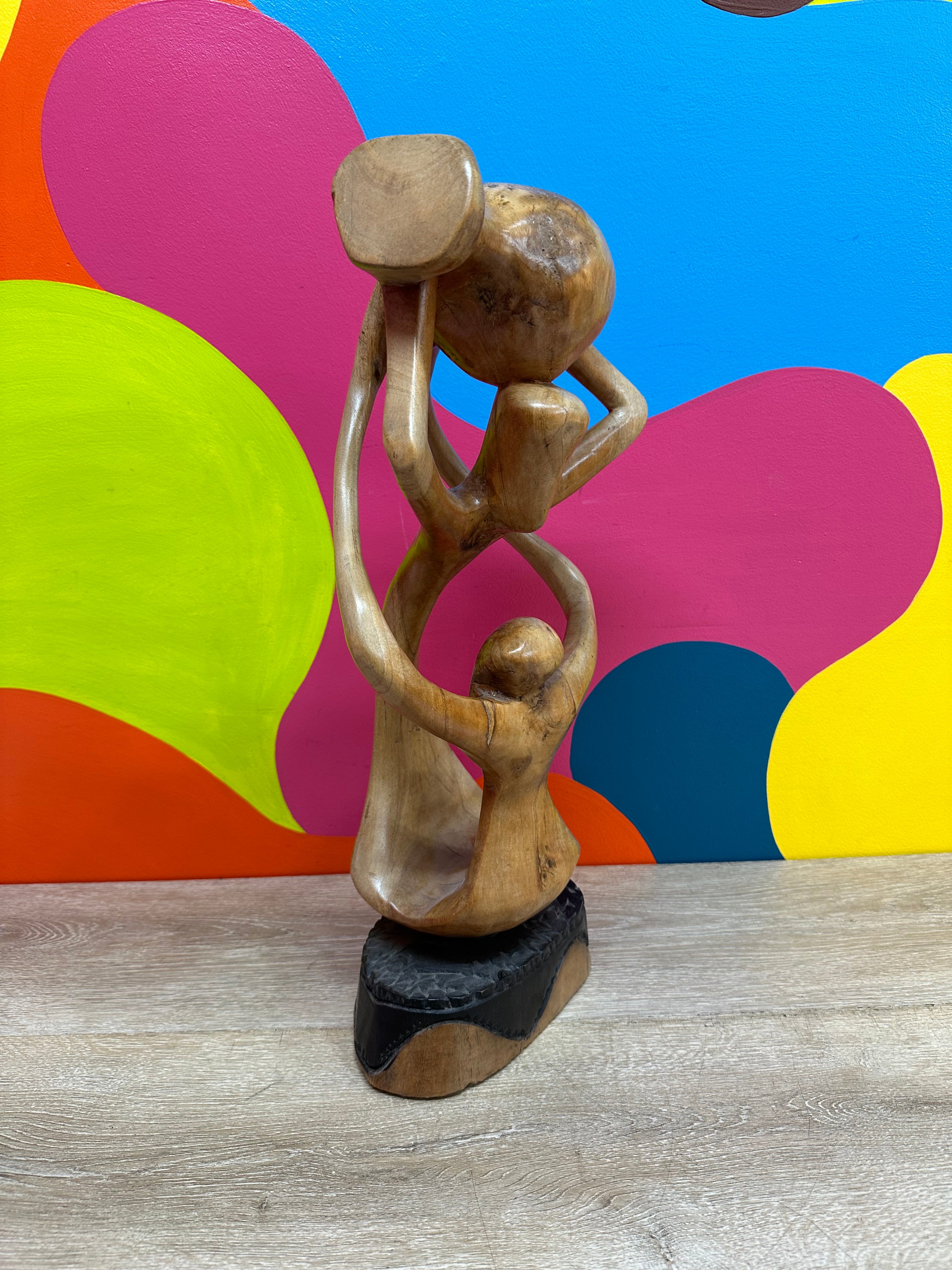 Hand Carved Wooden Sculpture #1