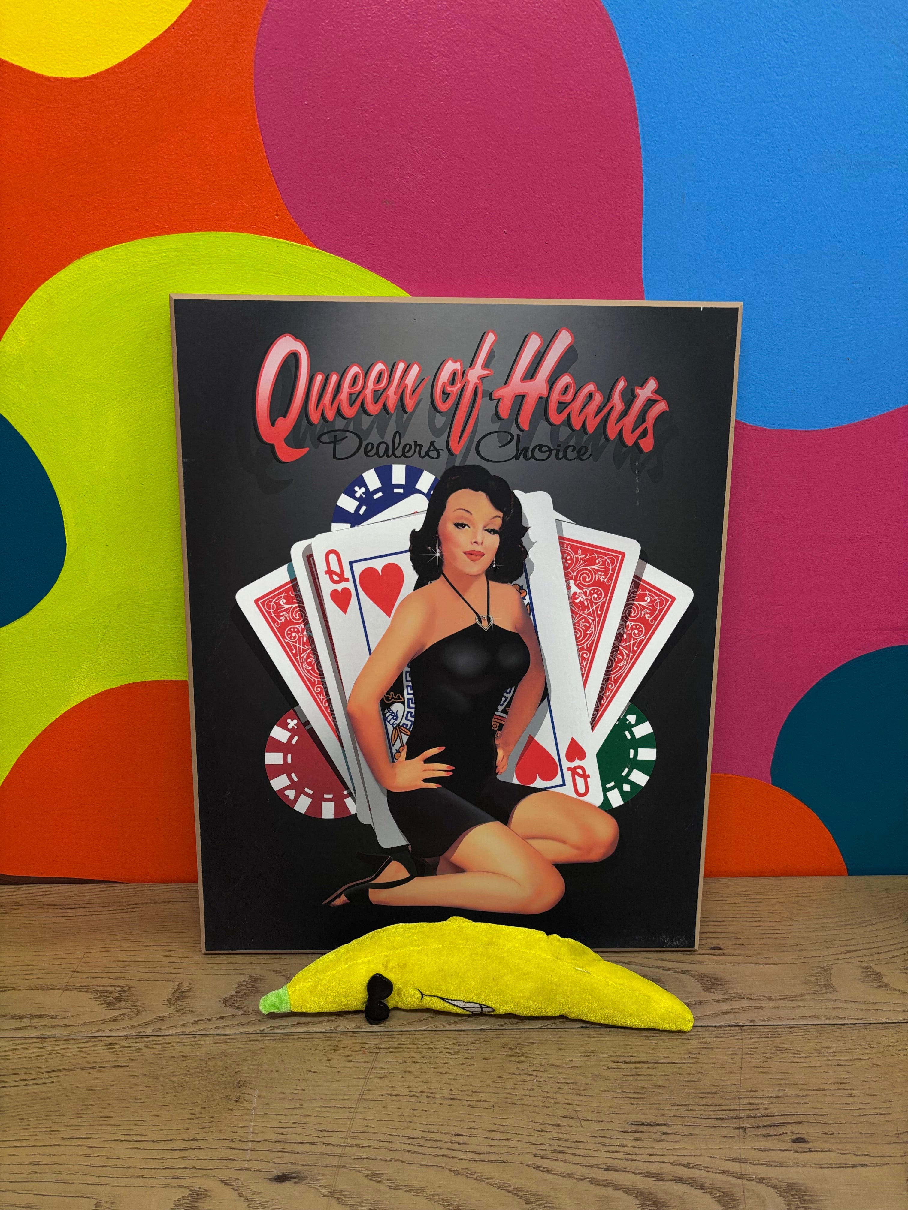 Queen of Hearts - Wood Print