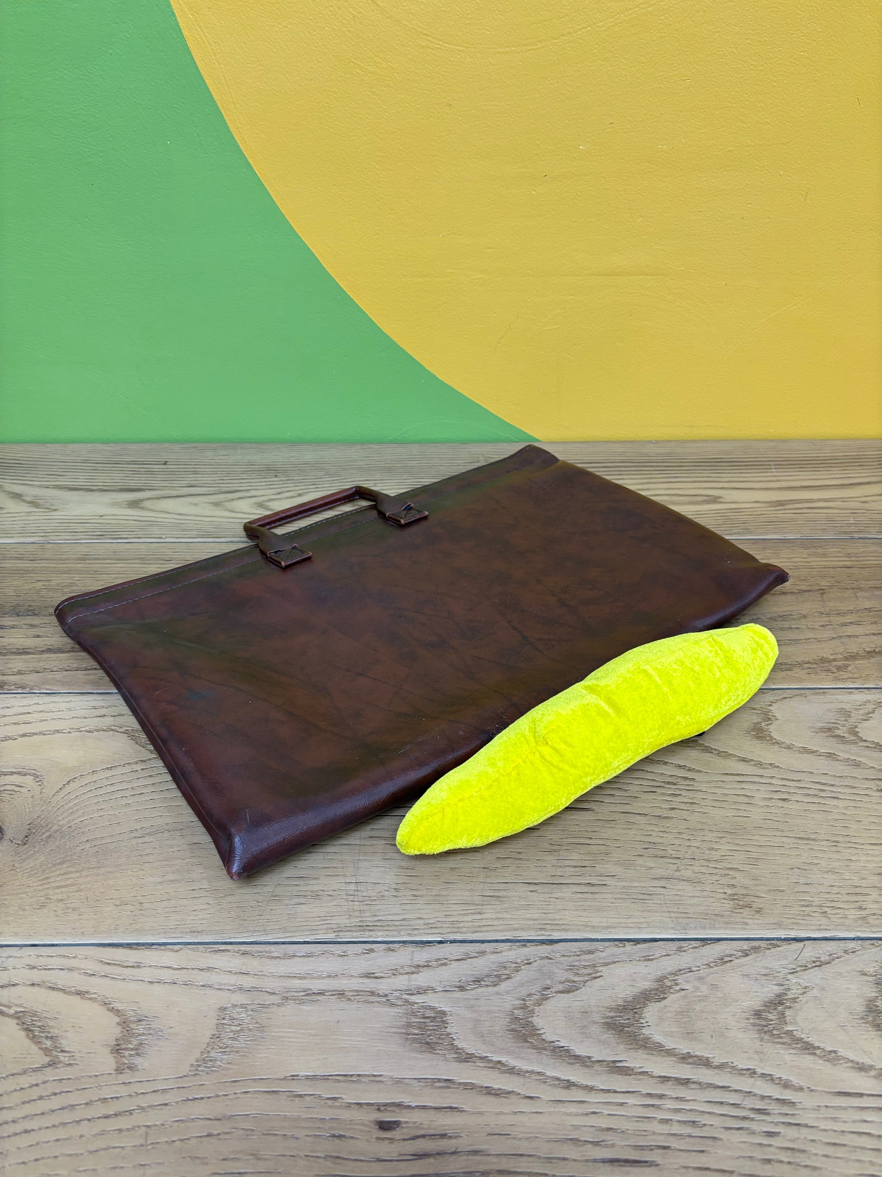 Handmade Brown Portfolio Bag