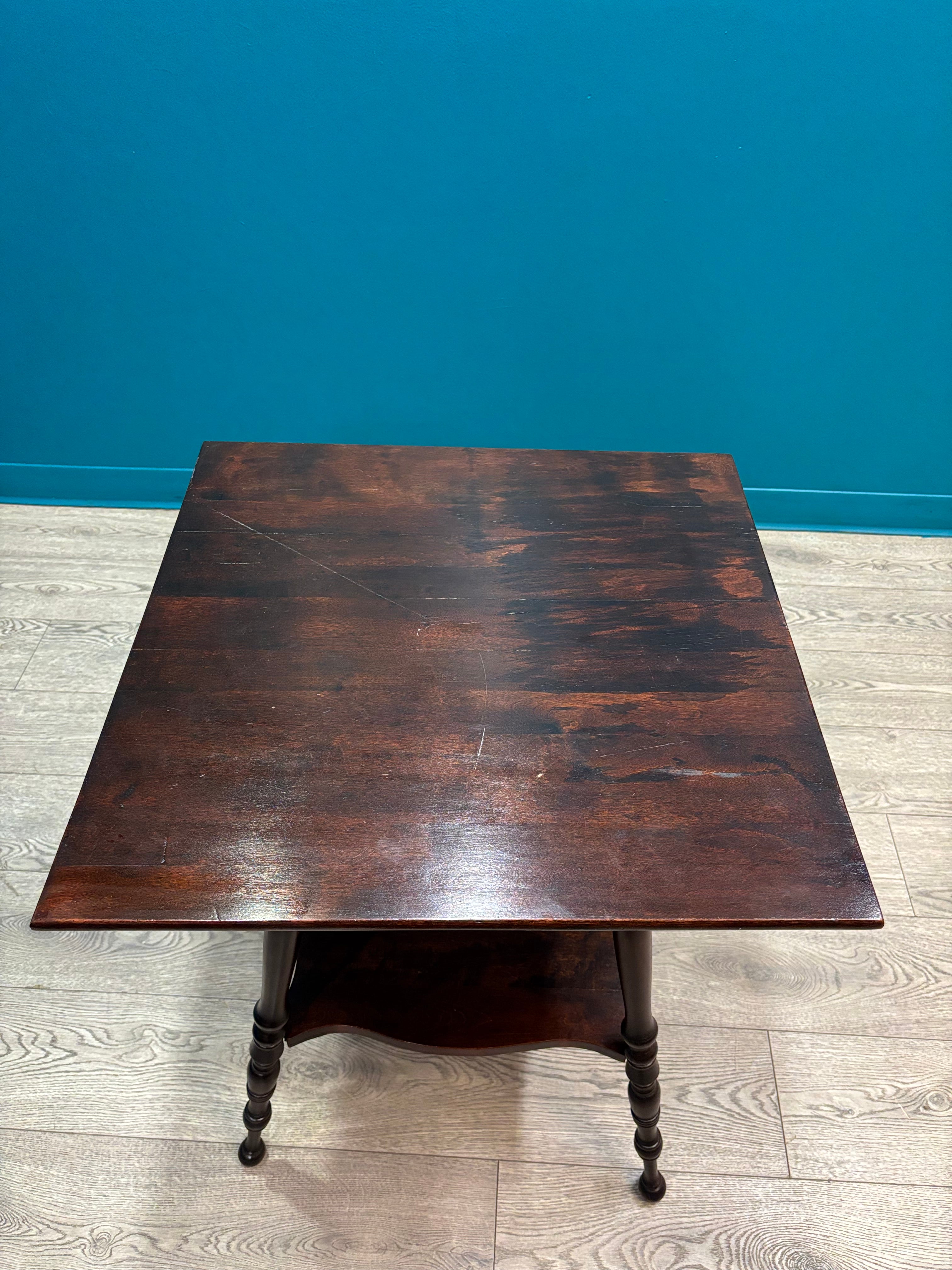 Wood Square Table