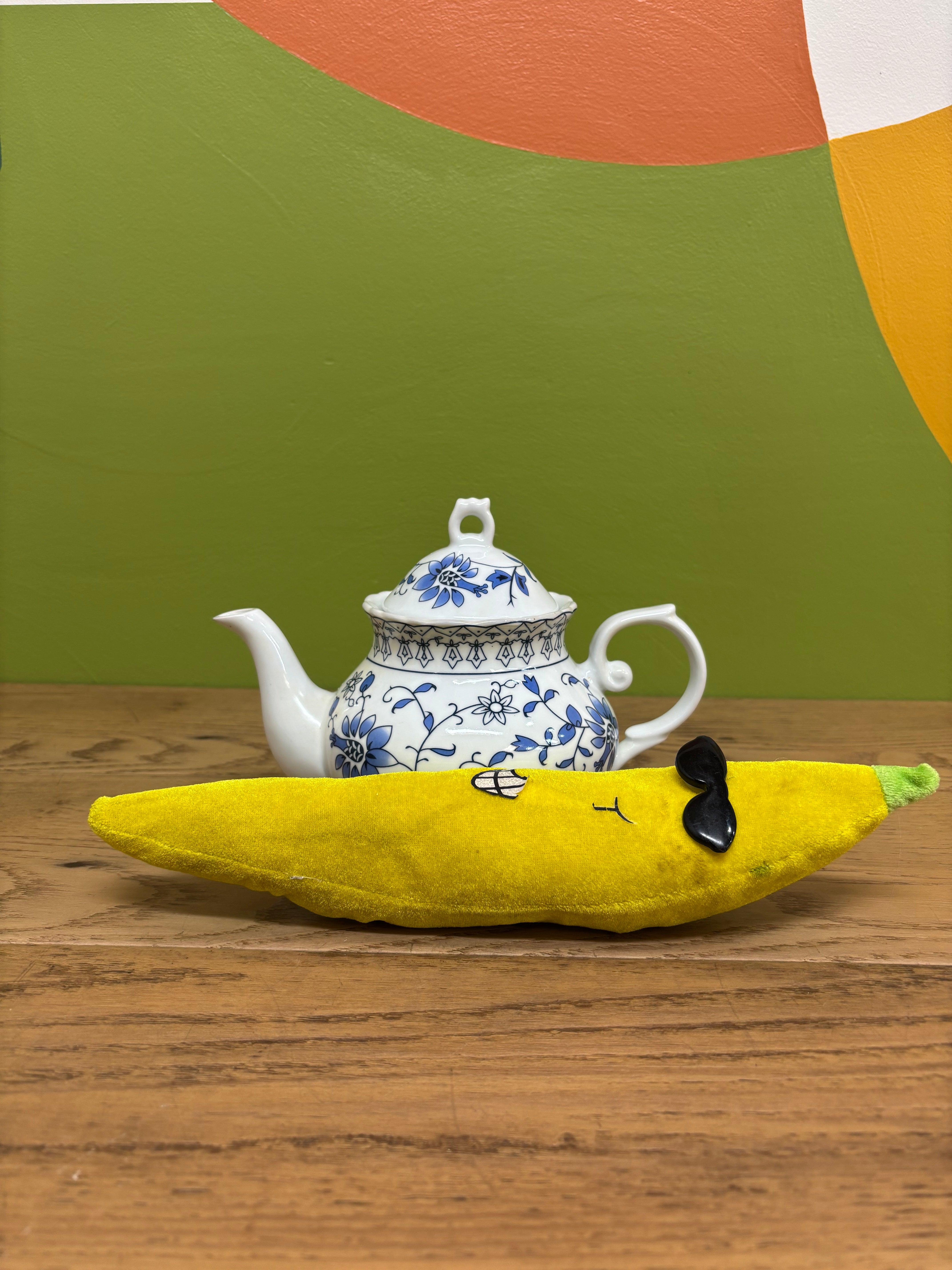 Blue and White Teapot