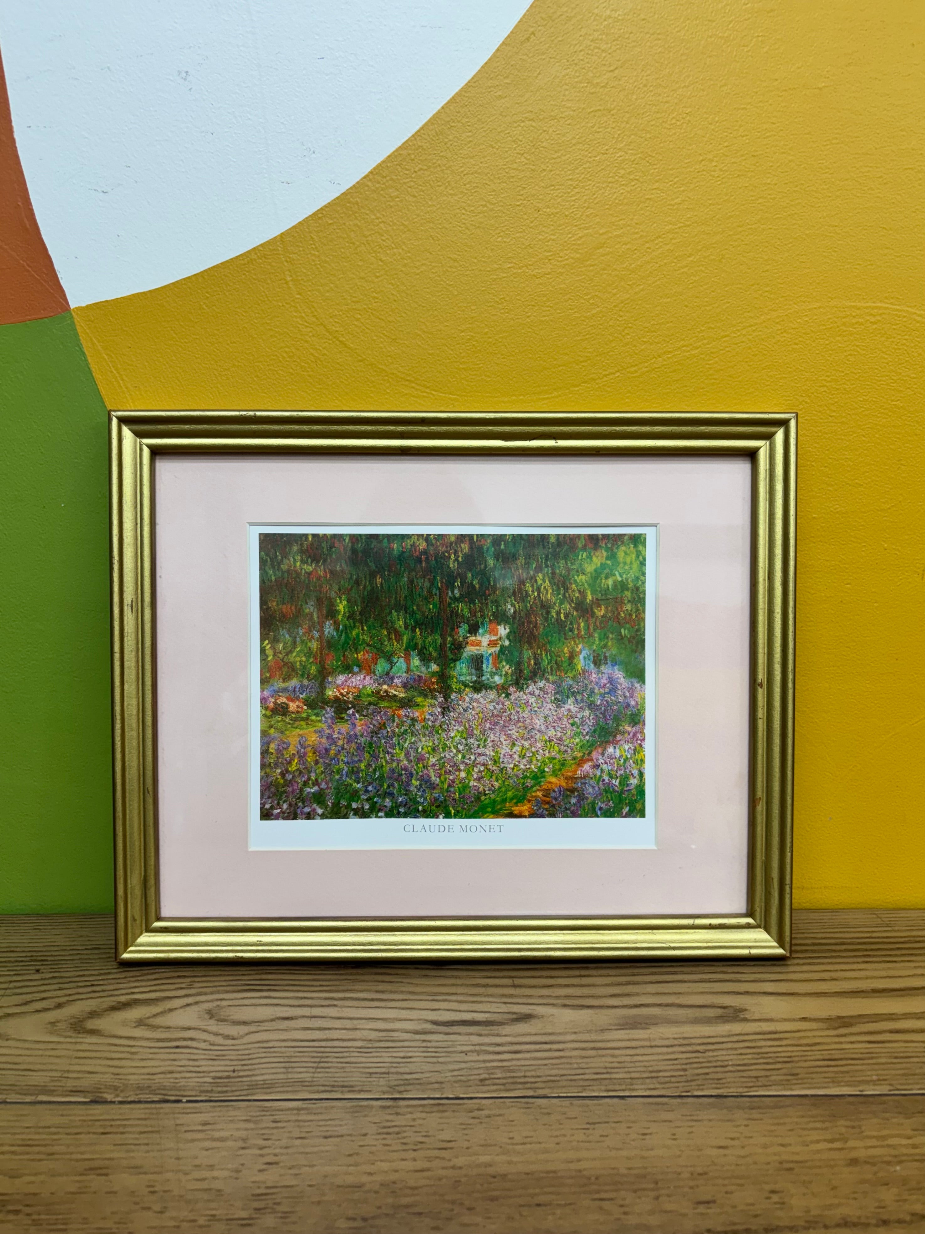 Framed "The Artist's Garden at Giverny" Print