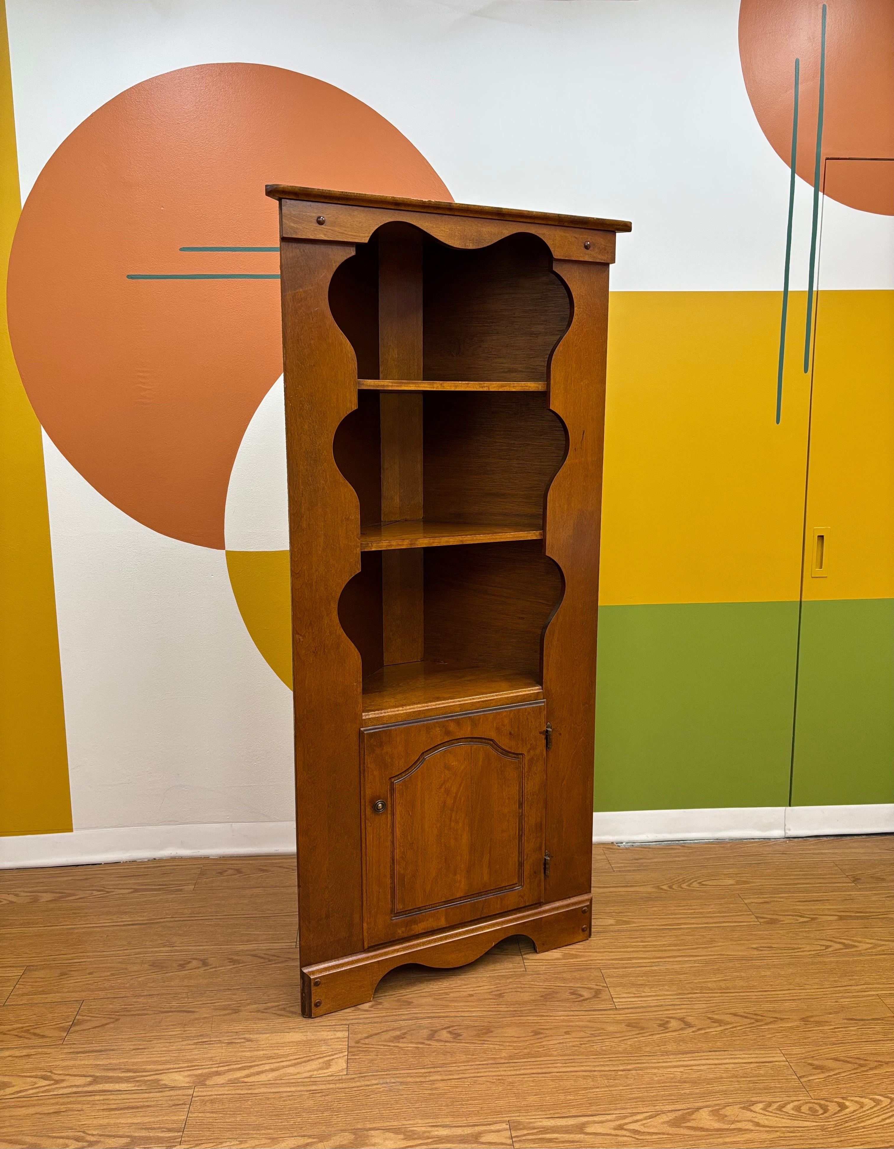 Wood Corner Cabinet