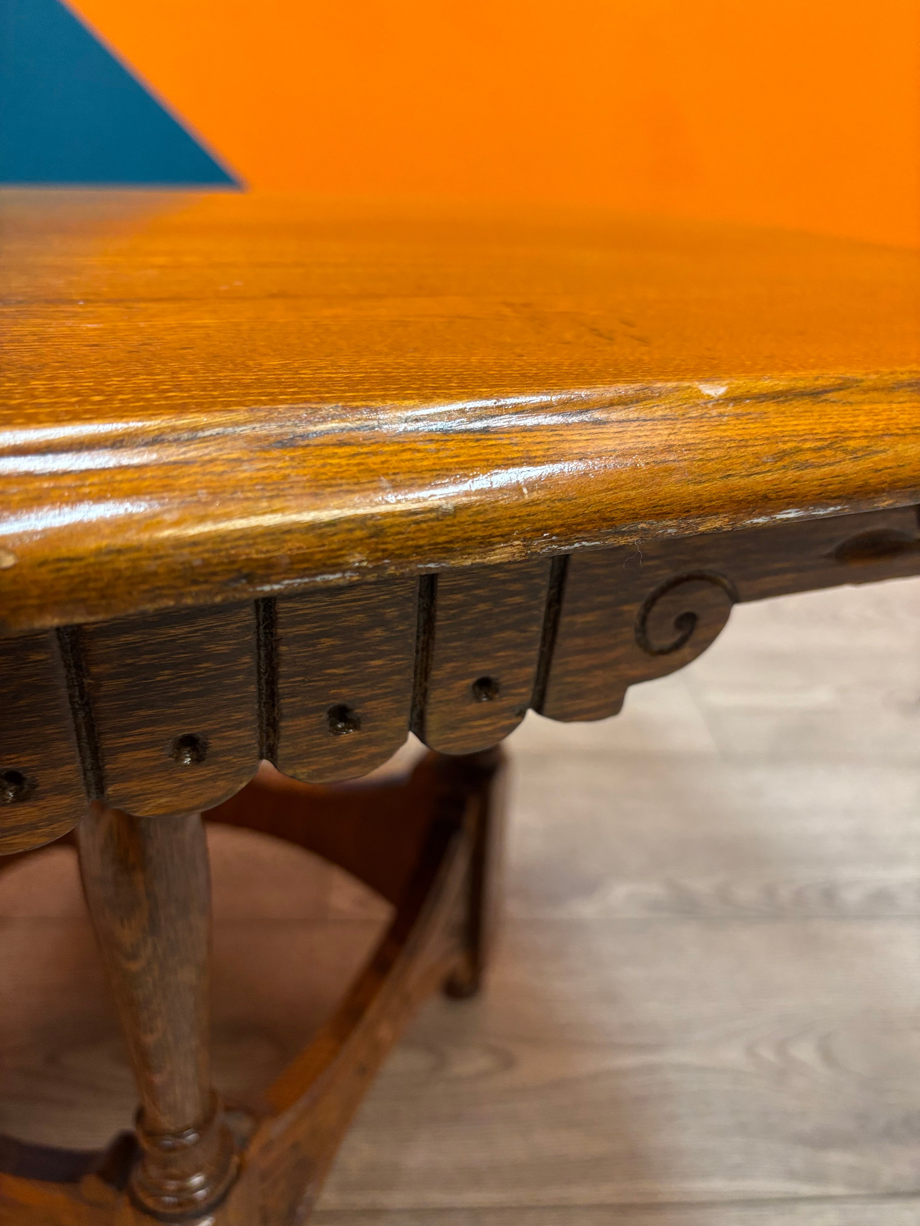 Wood Carved Table