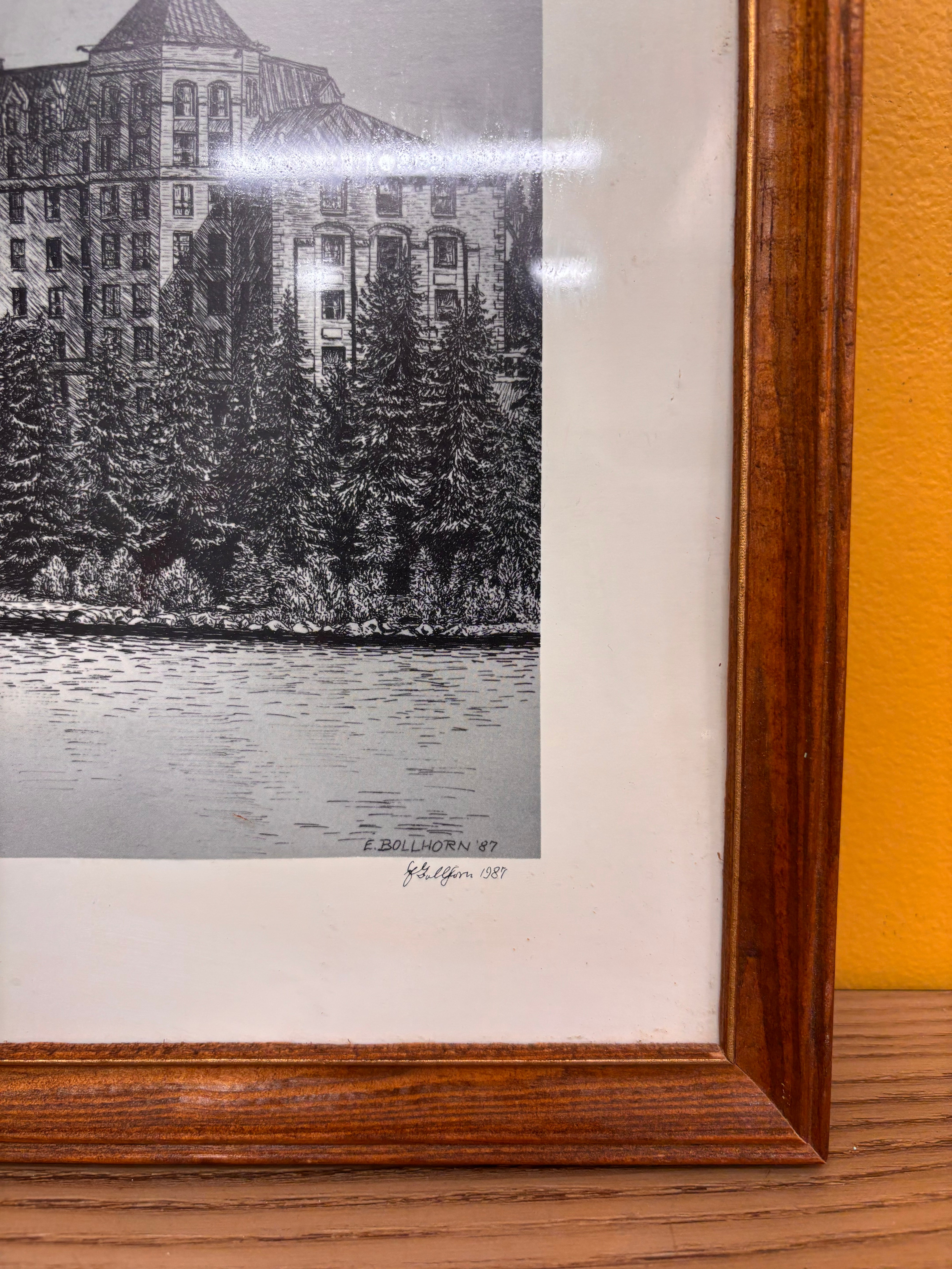 Framed Fairmont Chateau Lake Louise Print