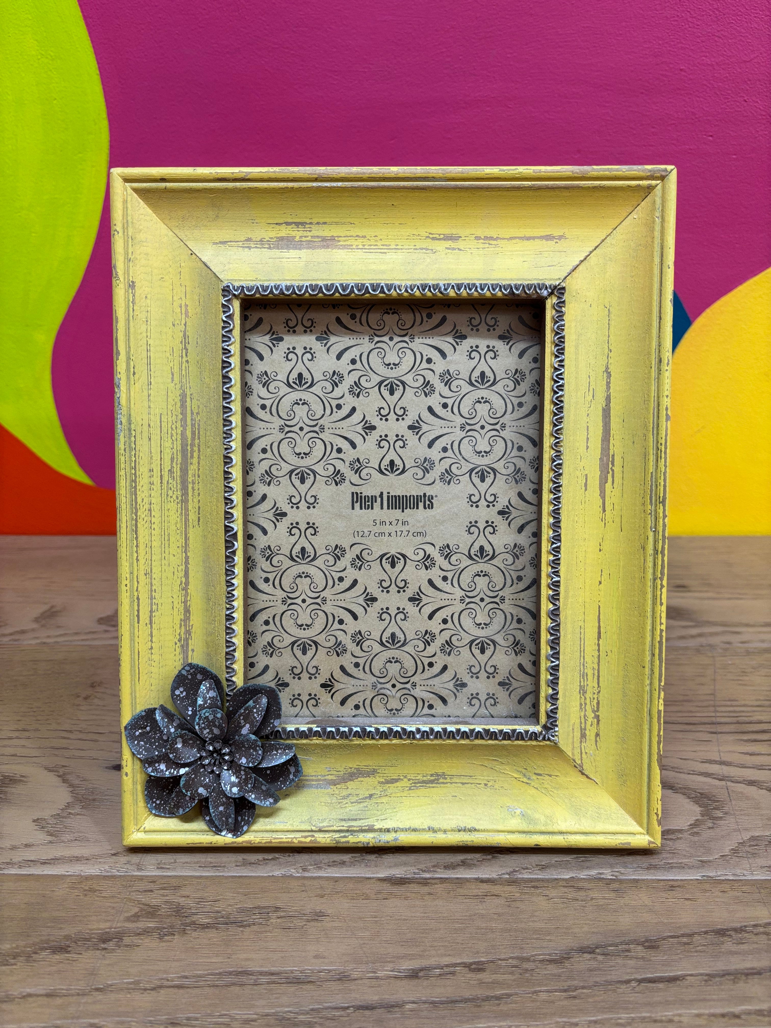 Wooden Yellow Pier 1 Imports Frame