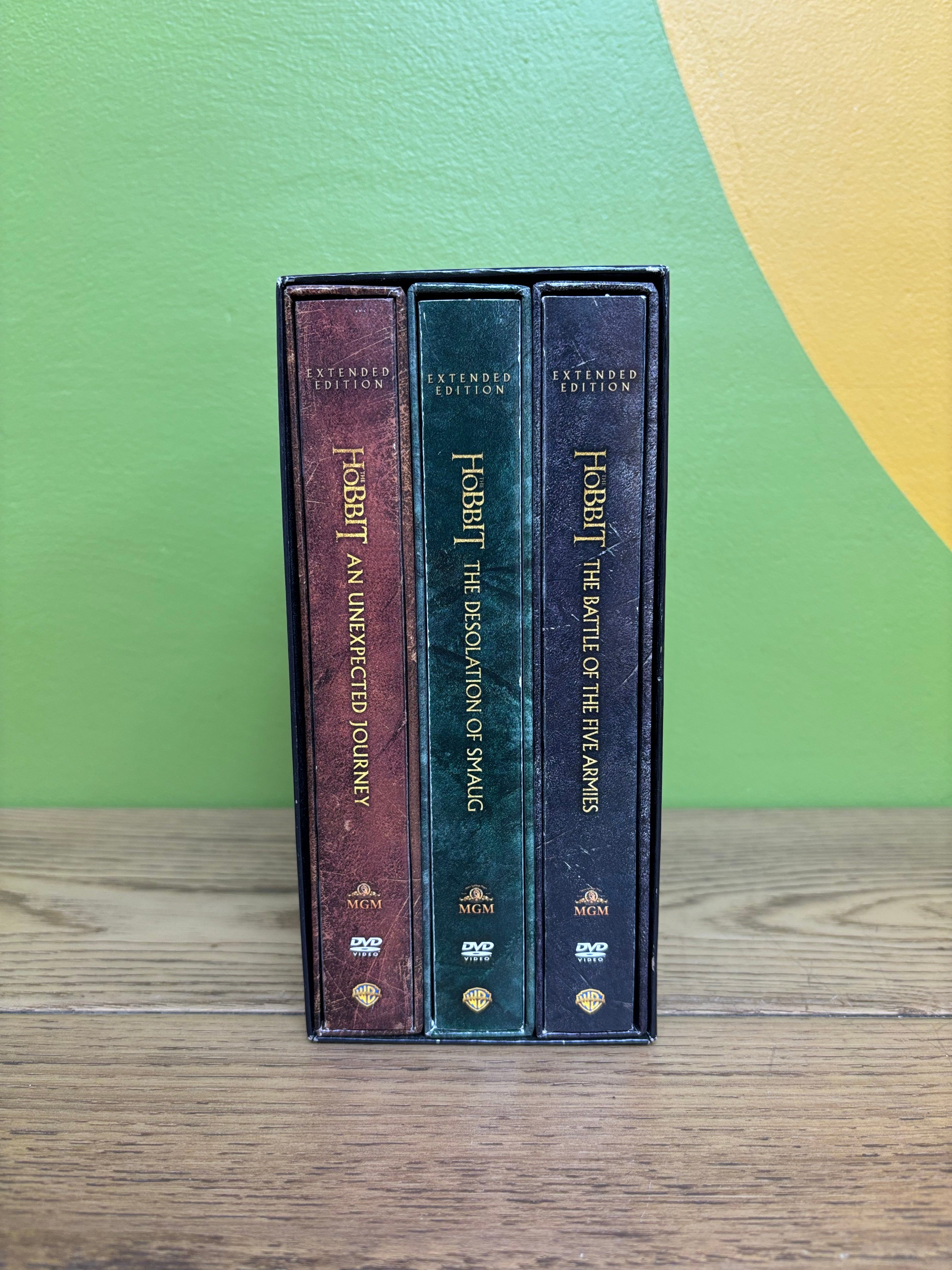 The Hobbit: The Motion Picture Trilogy Extended Edition 15 Disc DVD Set